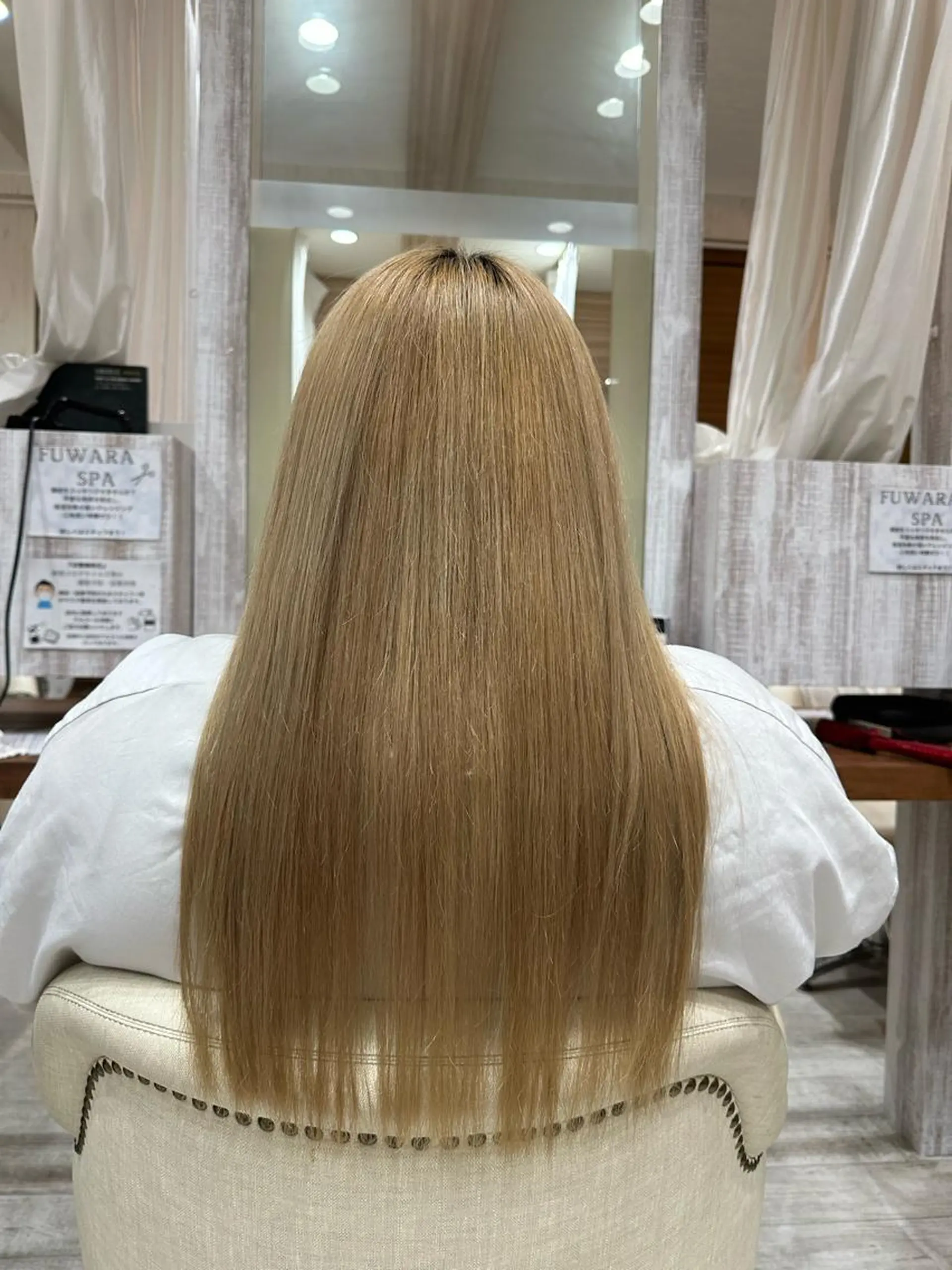 ロング カラー ブリーチ ケアブリーチ ダブルカラー ハイライトカラー イルミナカラー ヘアカラー 中嶋 紘夢のヘアスタイル