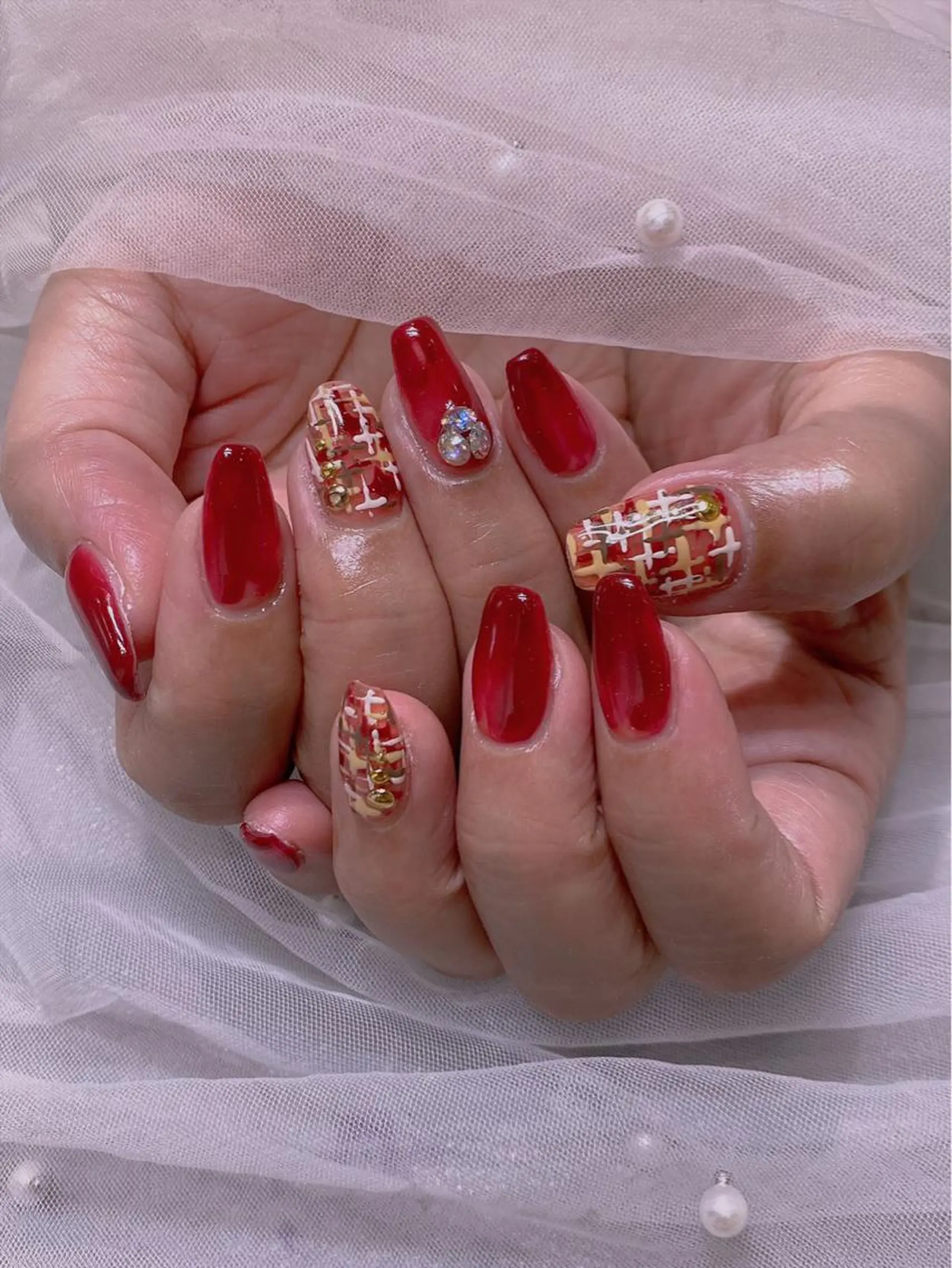 ネイル 長さだし専門店 M2　rikaのネイルデザイン