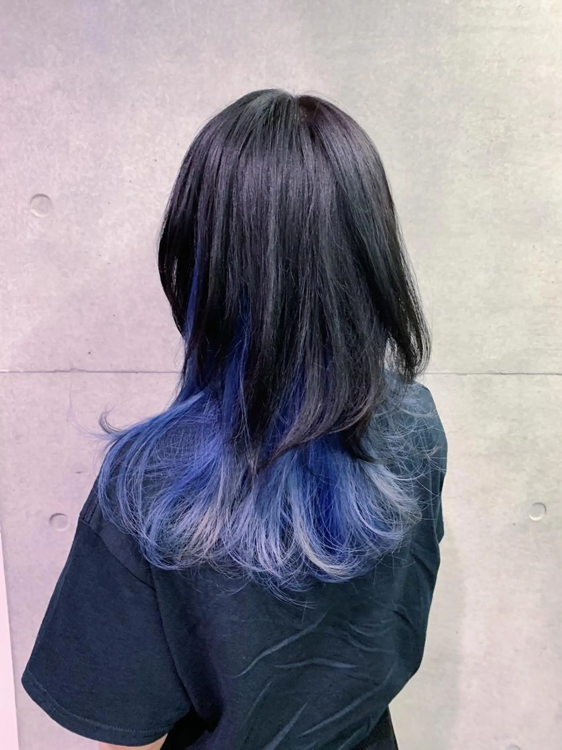 ミディアム カラー デザインカラー オシャレ髪✔️ 店長オオキアキヒロのヘアスタイル