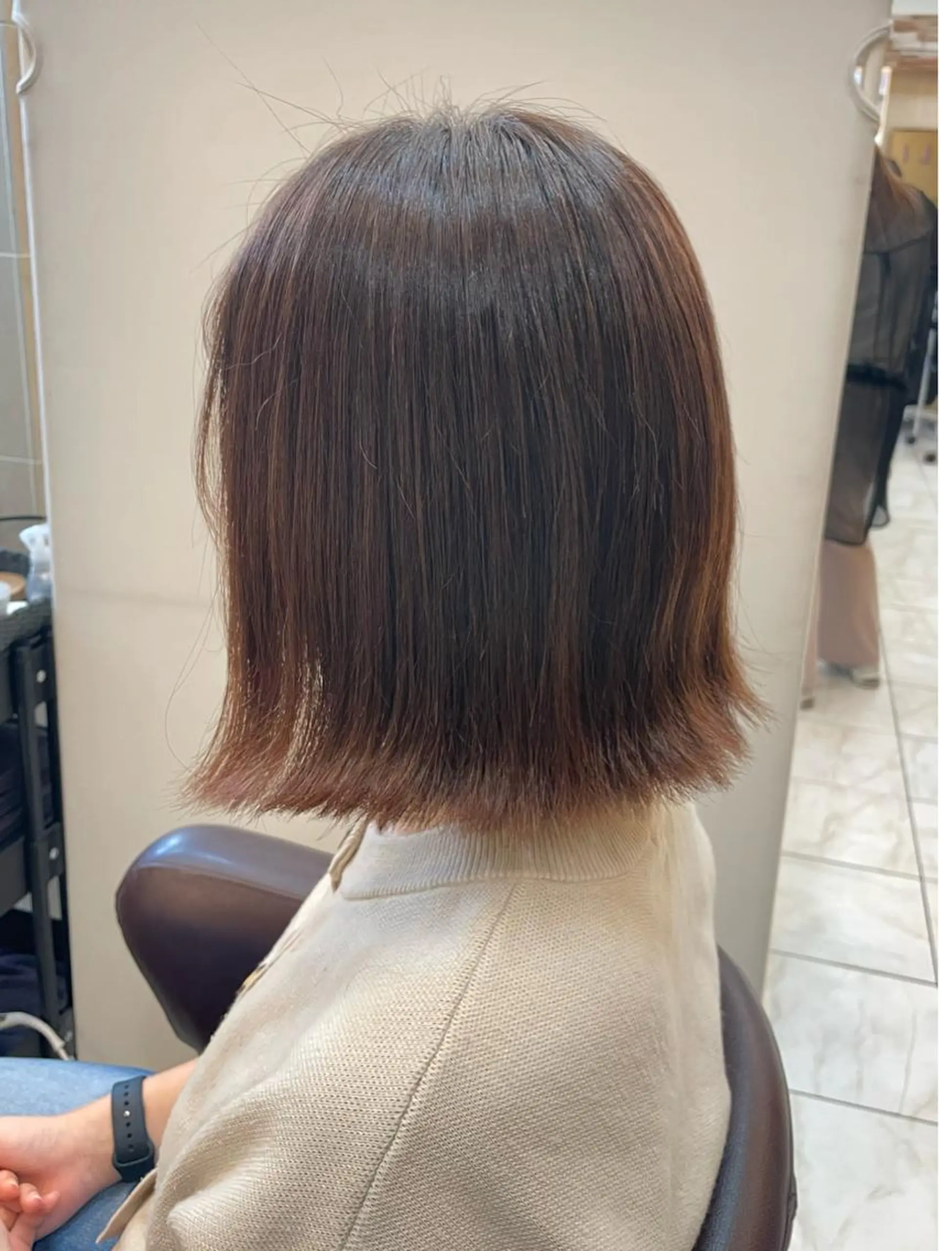 ショート 縮毛矯正 新籾 尚哉のヘアスタイル