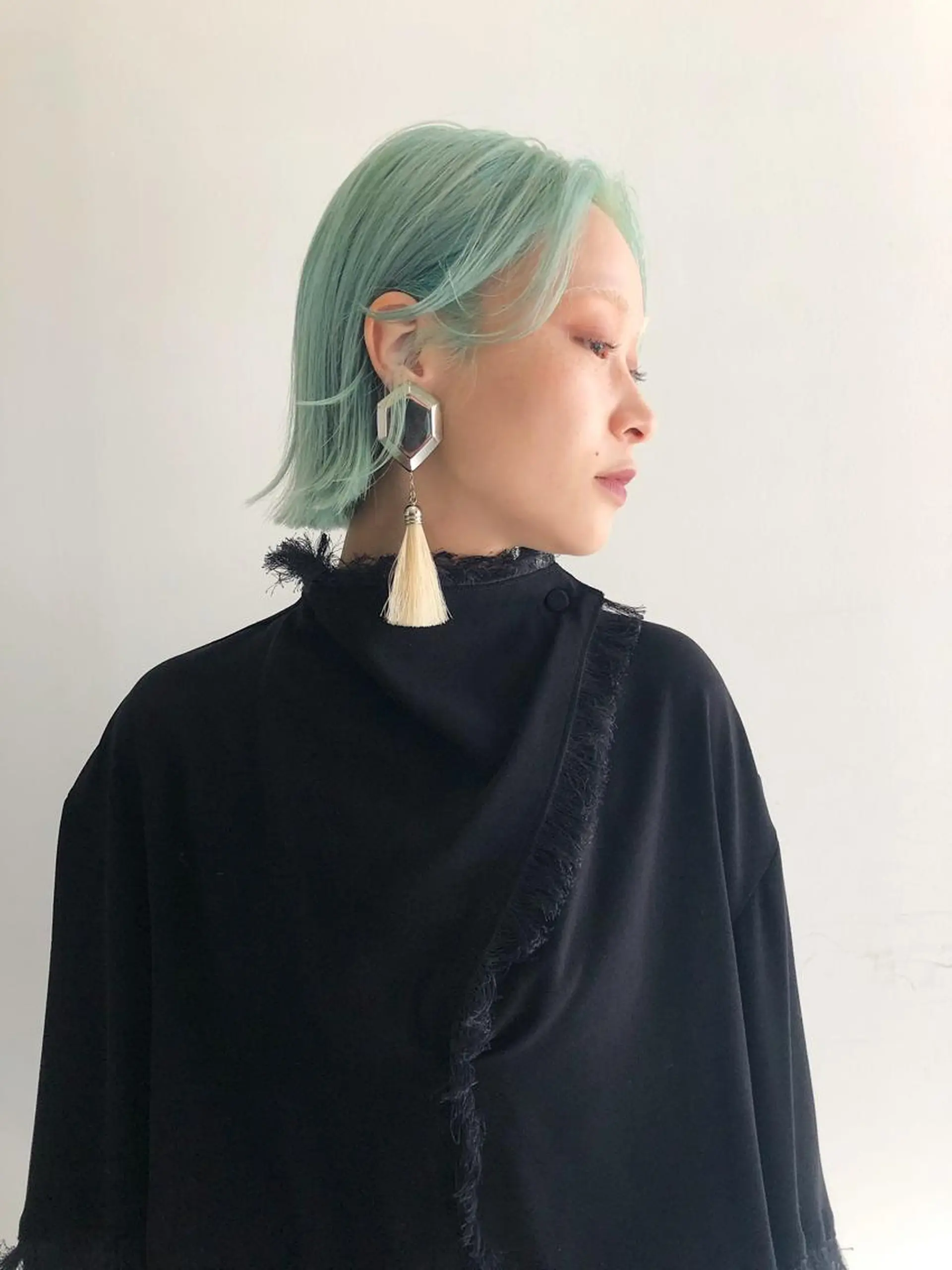 ミディアム カット ヘアカラー トリートメント 清家 浩貴のヘアスタイル