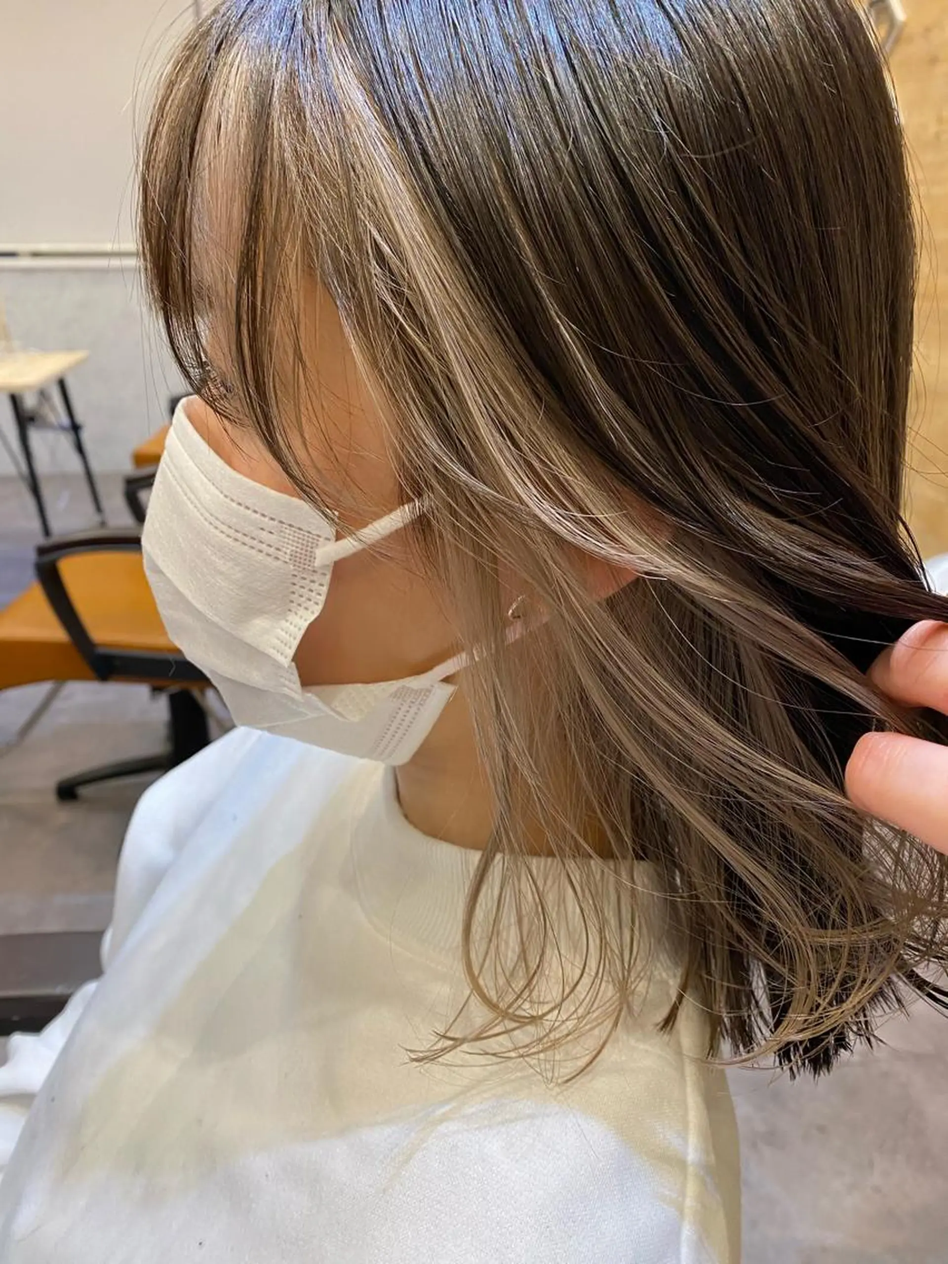 ミディアム Strawberry所属・原田 志保のヘアスタイル