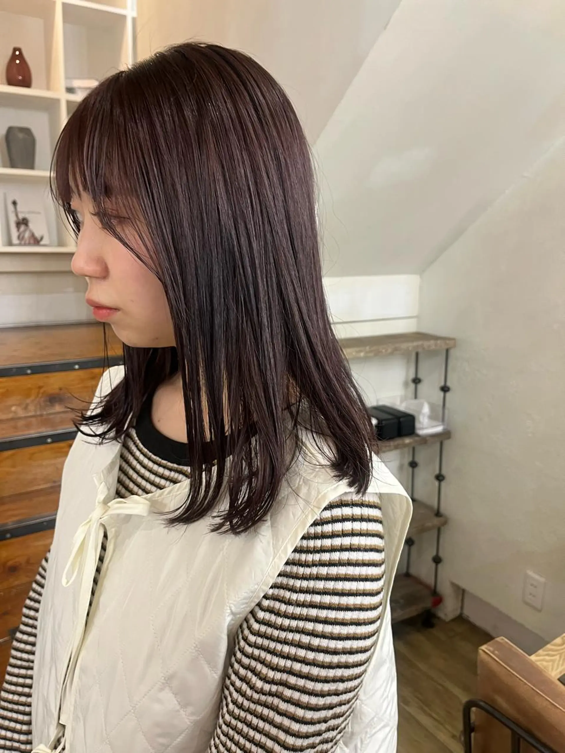 ミディアム SALOWIN新宿三丁目frente所属・髪質改善/艶カラー MISATOのヘアスタイル