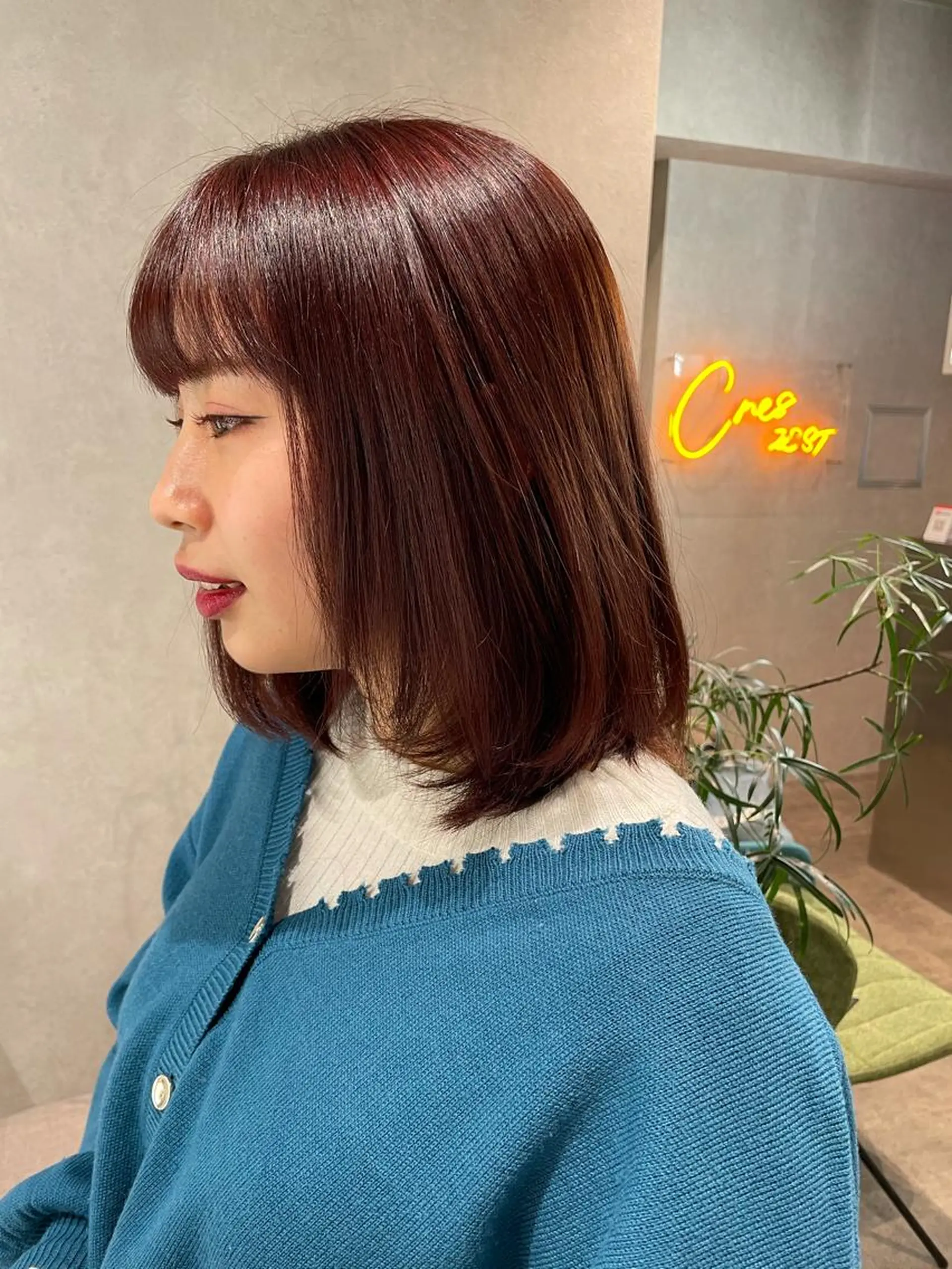 ミディアム カラー トリートメント ナチュラル透明感🌱 小山美樹子のヘアスタイル