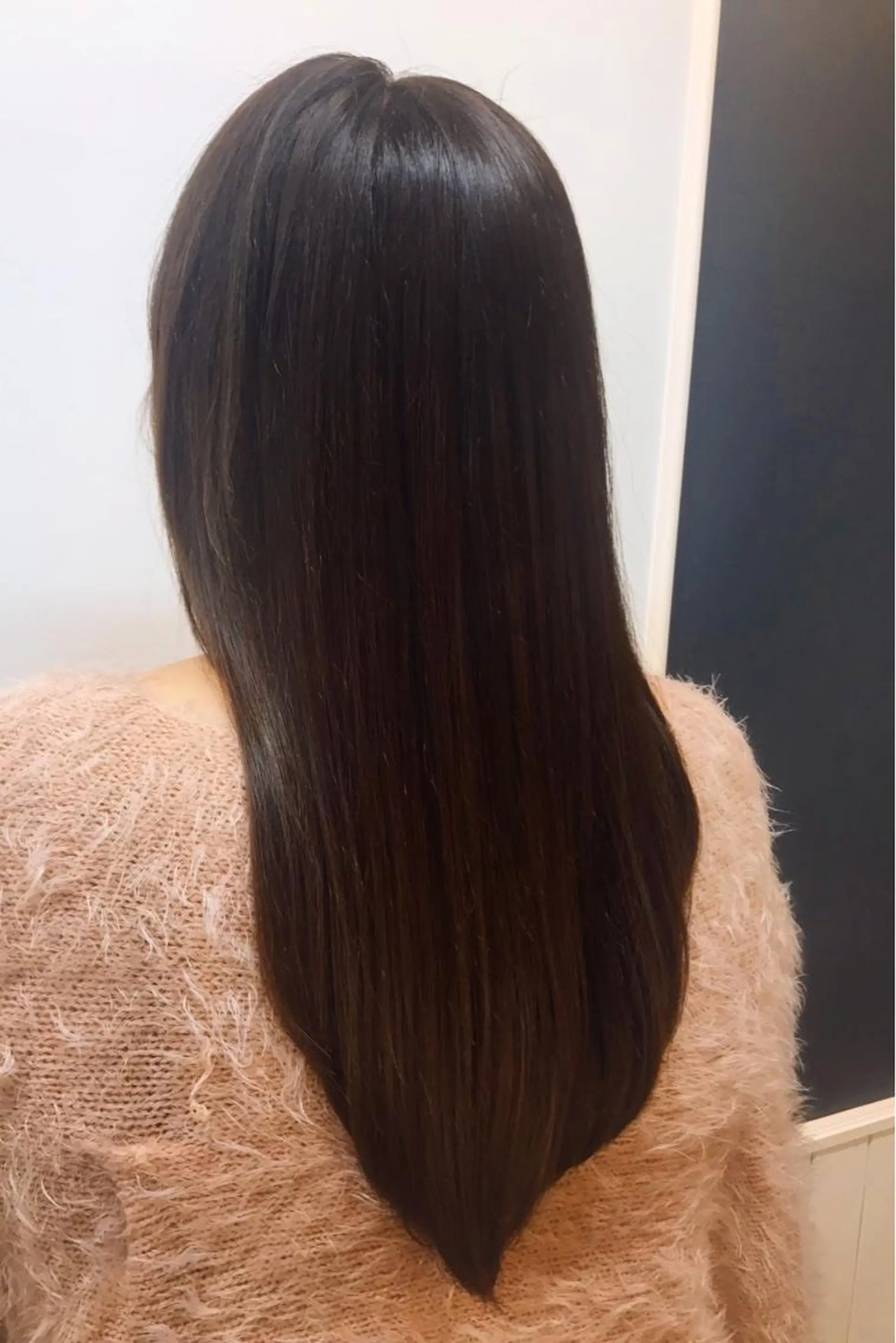 ロング カラー ブラウンカラー ピンクカラー ピンクブラウン 工藤 梨花のヘアスタイル