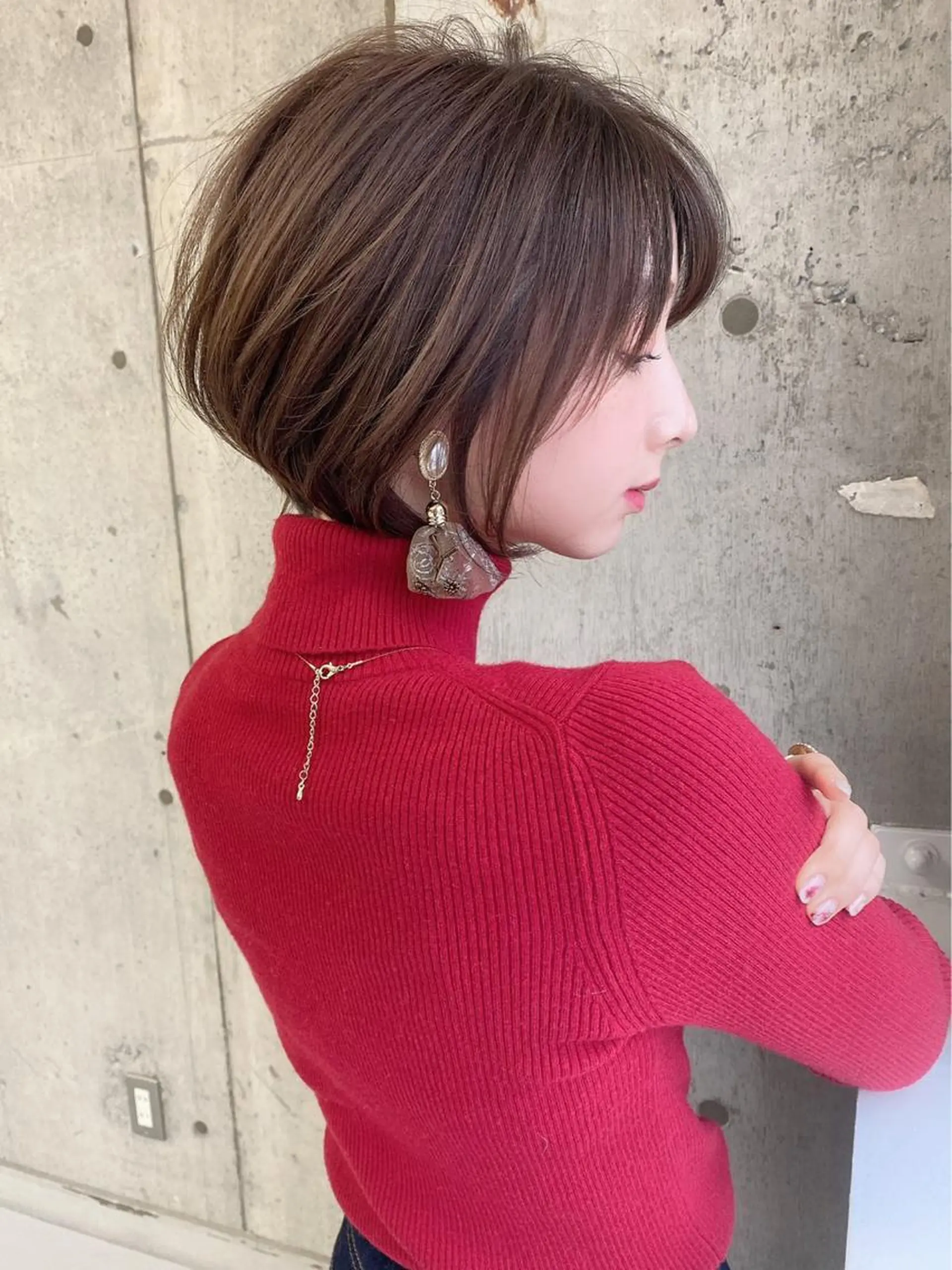 ショート カラー ヘアアレンジ 韓国ヘア/髪質改善 /Harunaのヘアスタイル