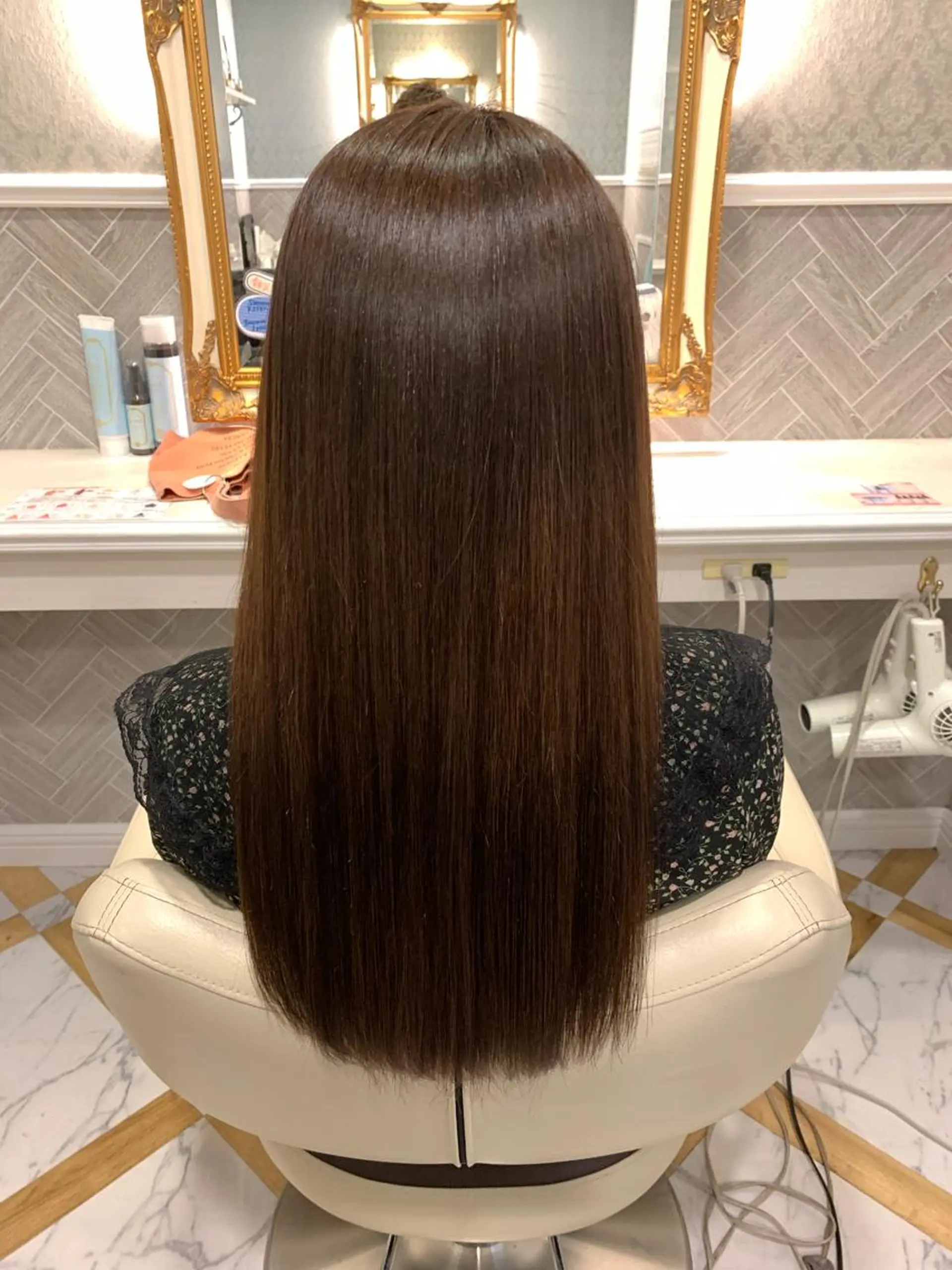 ロング ケアカラー/縮毛矯正 /レイヤー/板垣光采のヘアスタイル