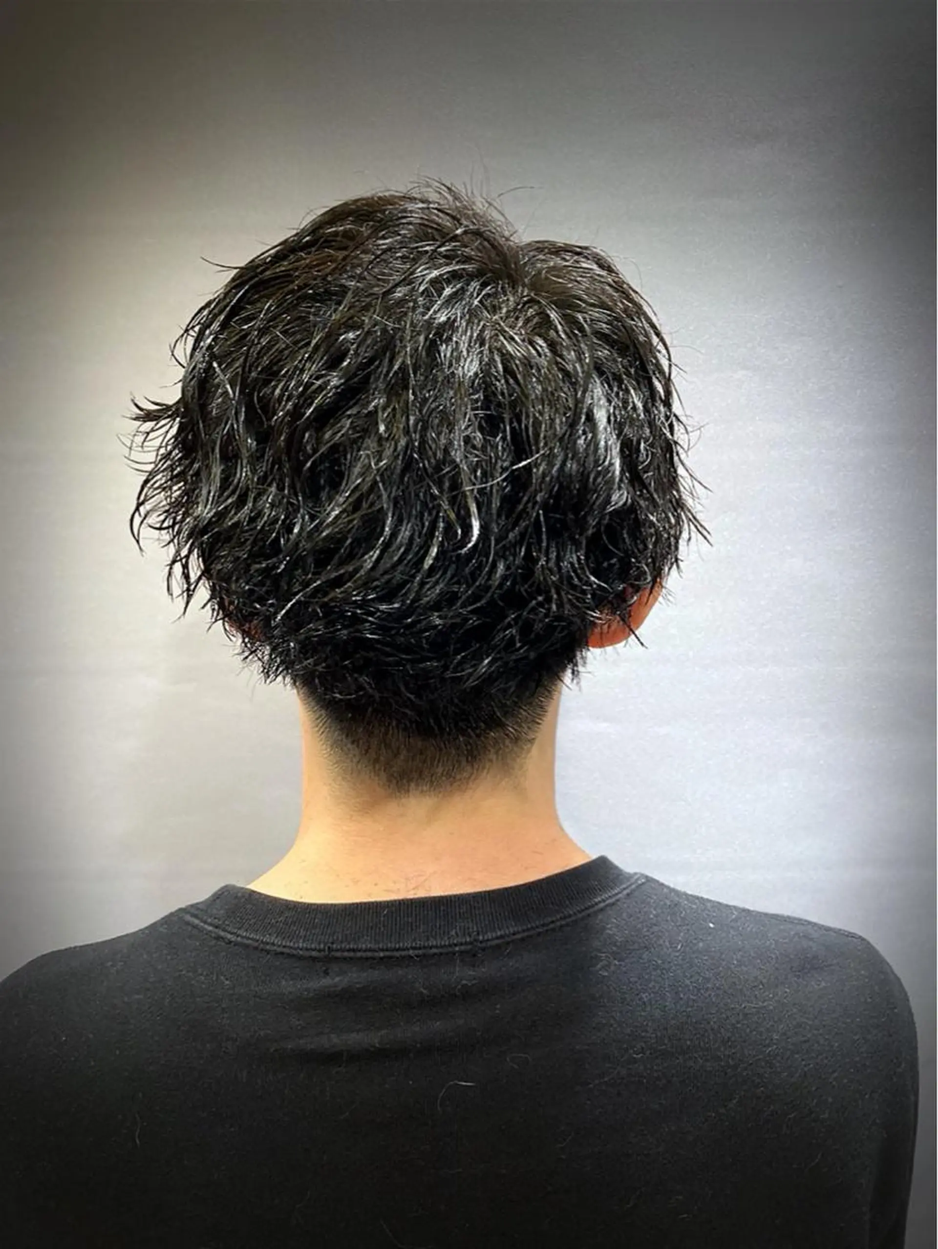 ミディアム パーマ メンズ メンズ特化美容師 井上大輔のヘアスタイル