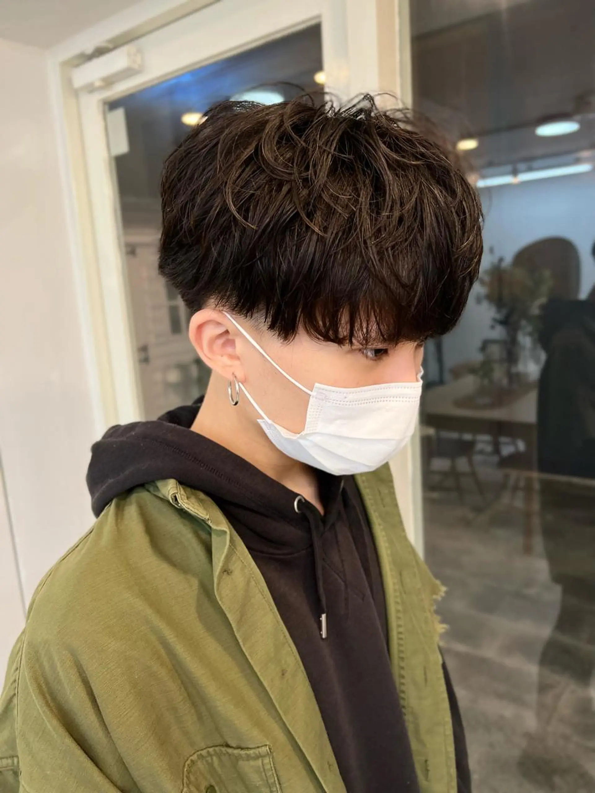 パーマ メンズ カット パーマ .Hallis所属・🔥メンズ特化🔥 永瀬椋のヘアスタイル