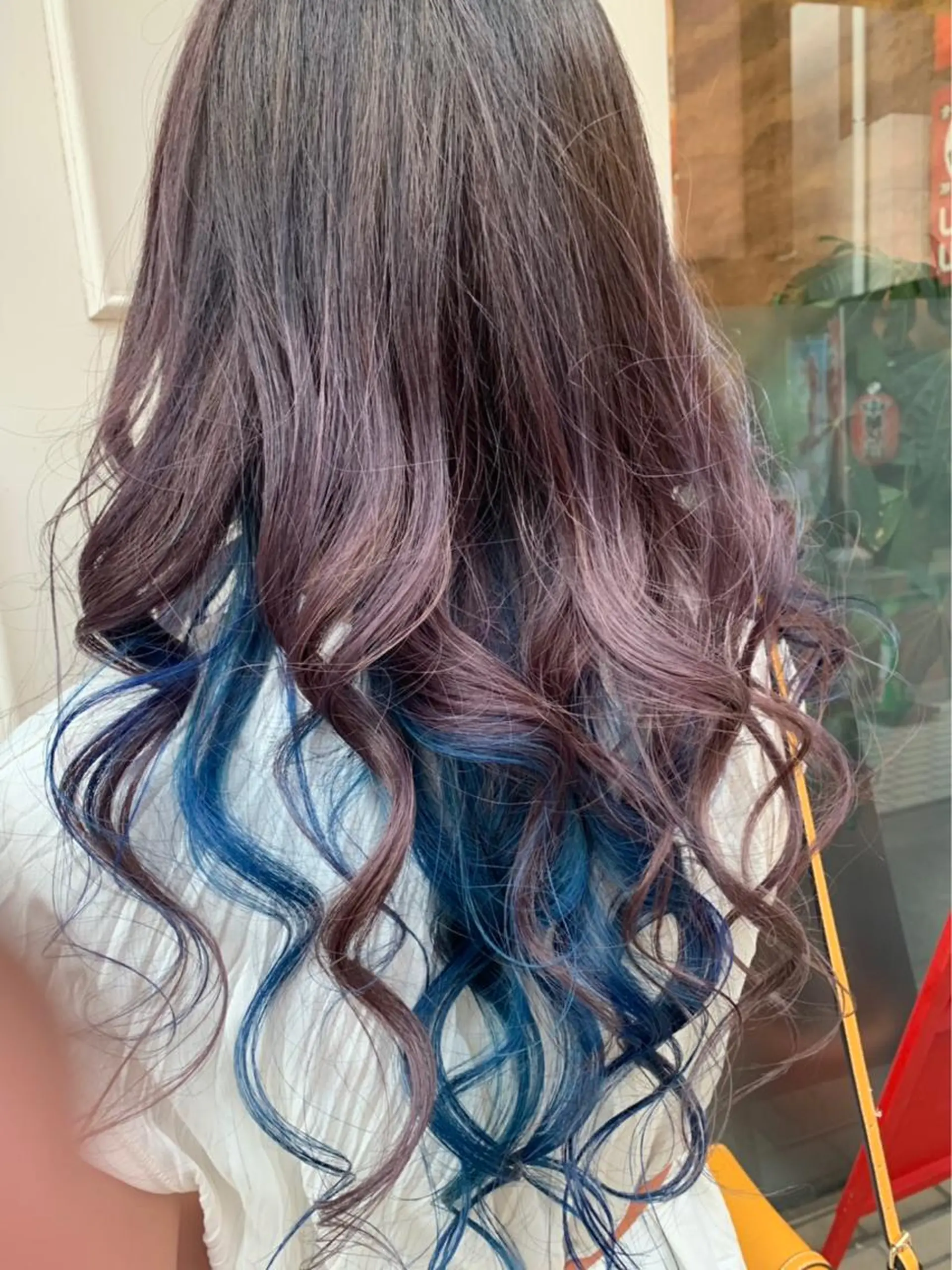 ロング カラー ブルーカラー パープルカラー 🫟Blanco🫟 Color&Careのヘアスタイル