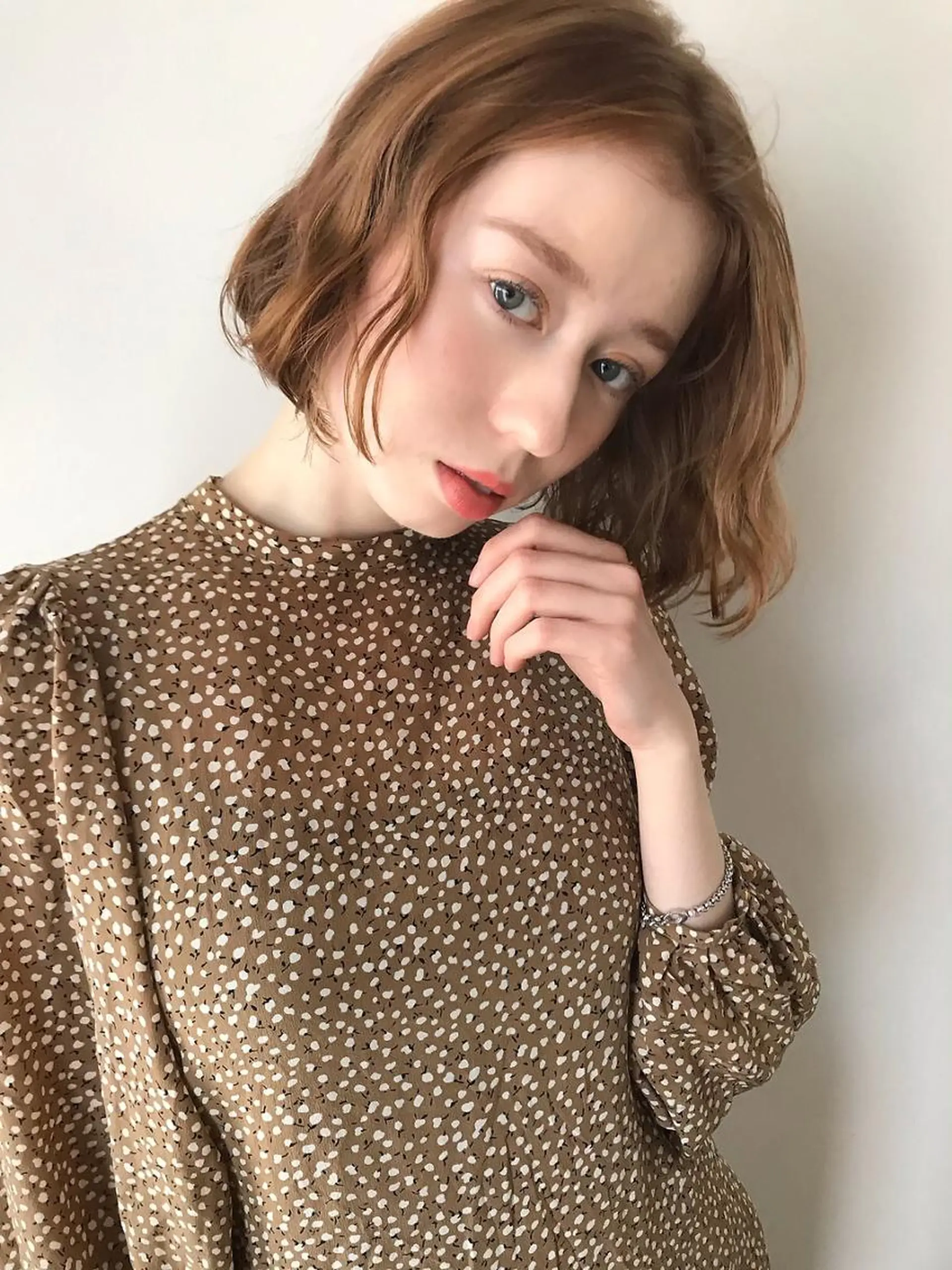 ミディアム カラー 韓国/髪質改善💘 櫻井かれんのヘアスタイル