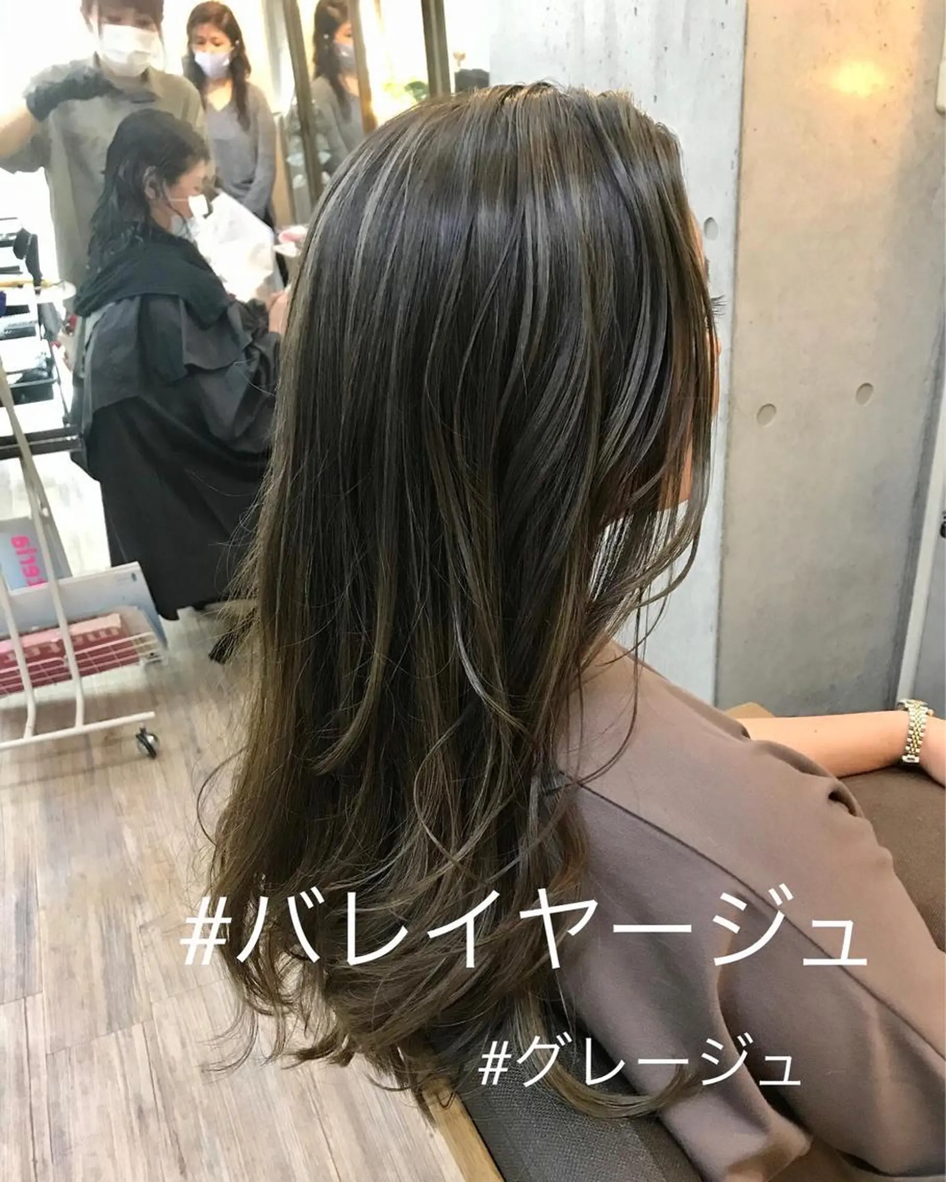 ロング カラー 村上 貴徳のヘアスタイル