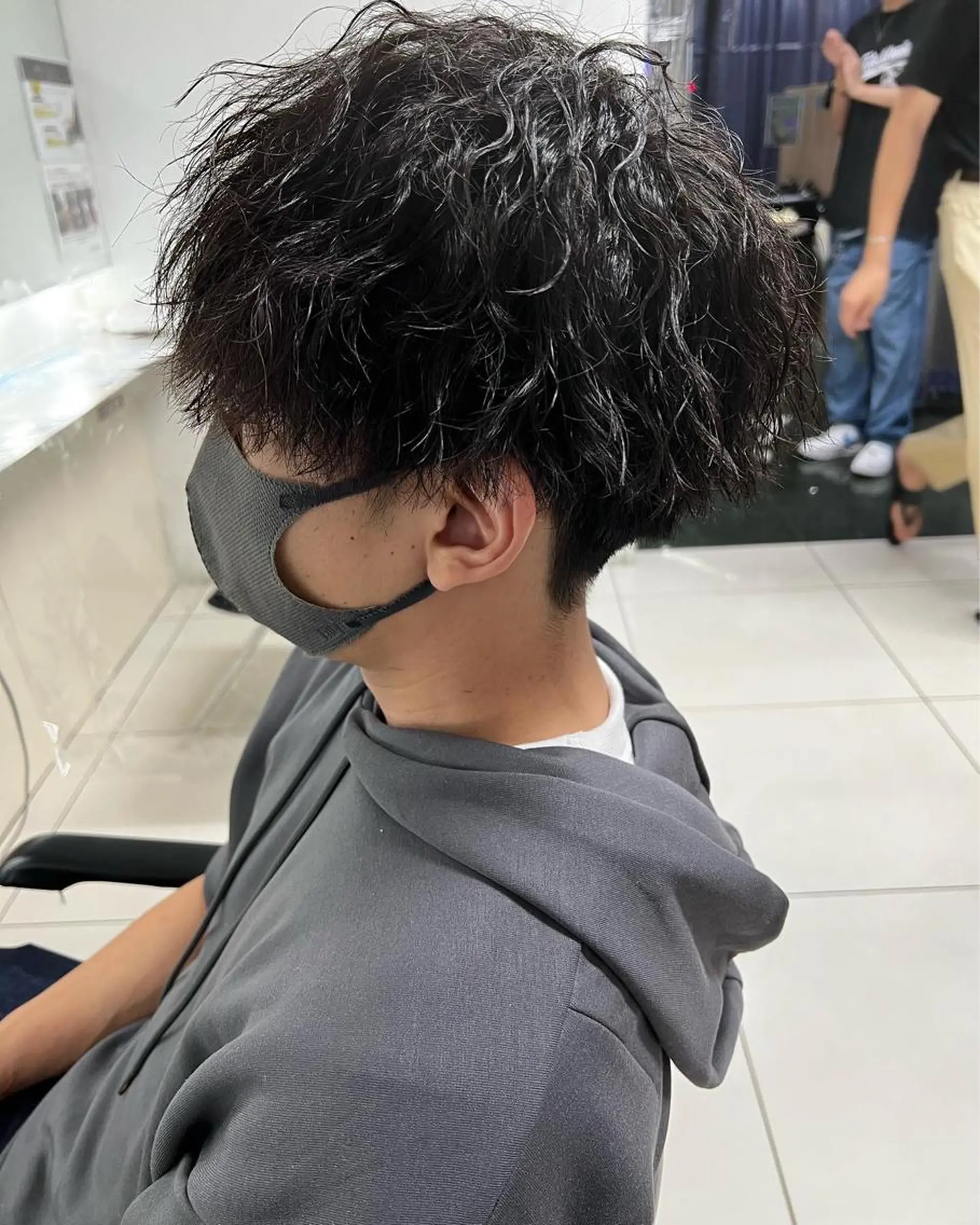 パーマ メンズ メンズパーマ ツイストスパイラルパーマ スパイラルパーマ カット パーマ 髪質改善美容室bokuno町田店所属・メンズ＆髪質改善縮毛 矯正【平山🔥拓哉】のヘアスタイル