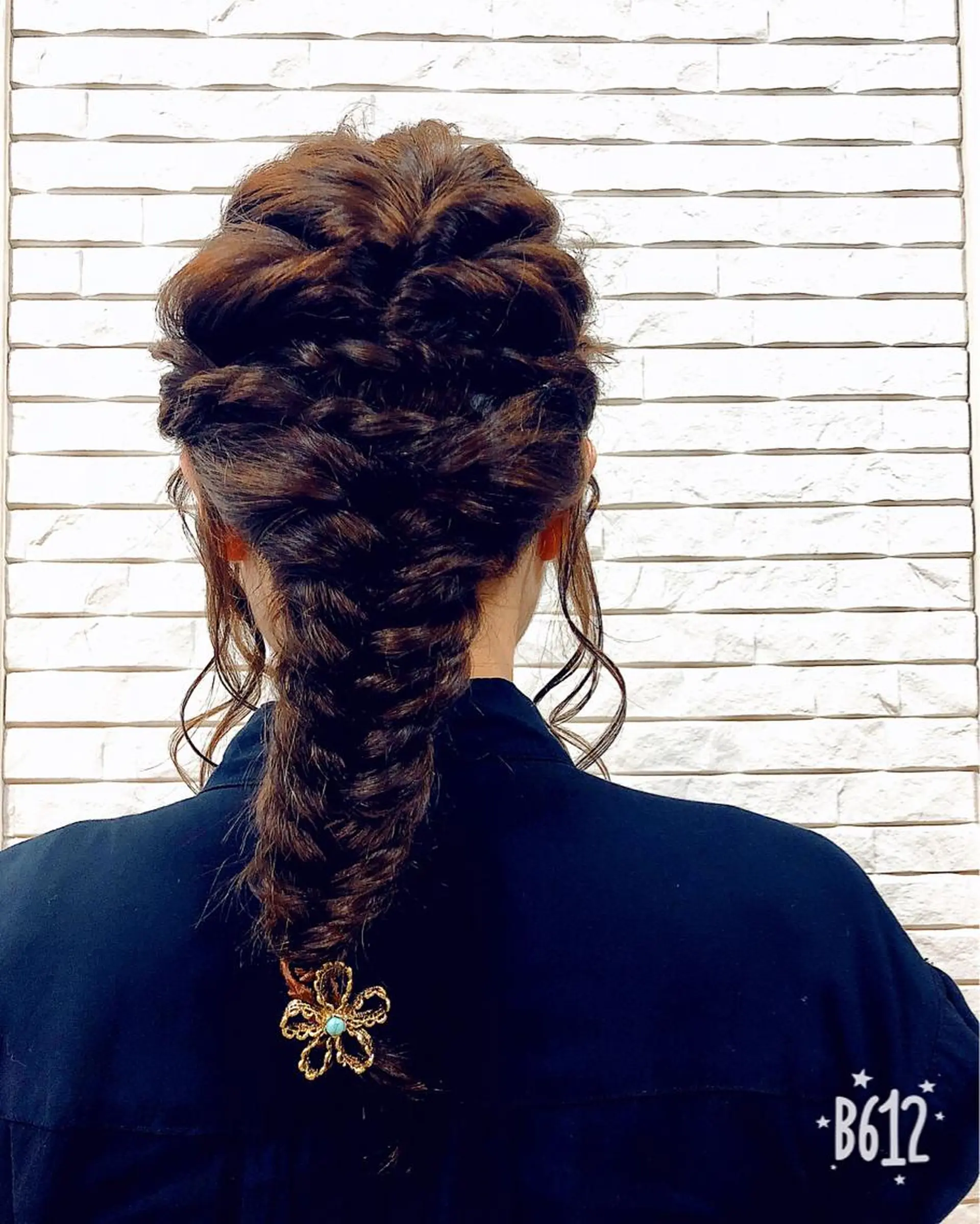 セミロング ヘアアレンジ The book hand salon所属・伊藤 さやかのヘアスタイル