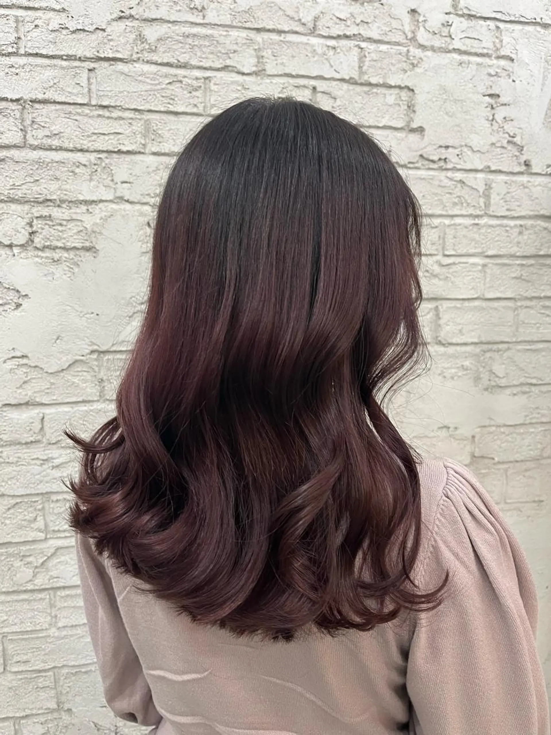 ロング カラー ヘアアレンジ 🪽髪質改善ストレー ト🤍美羽🤍のヘアスタイル