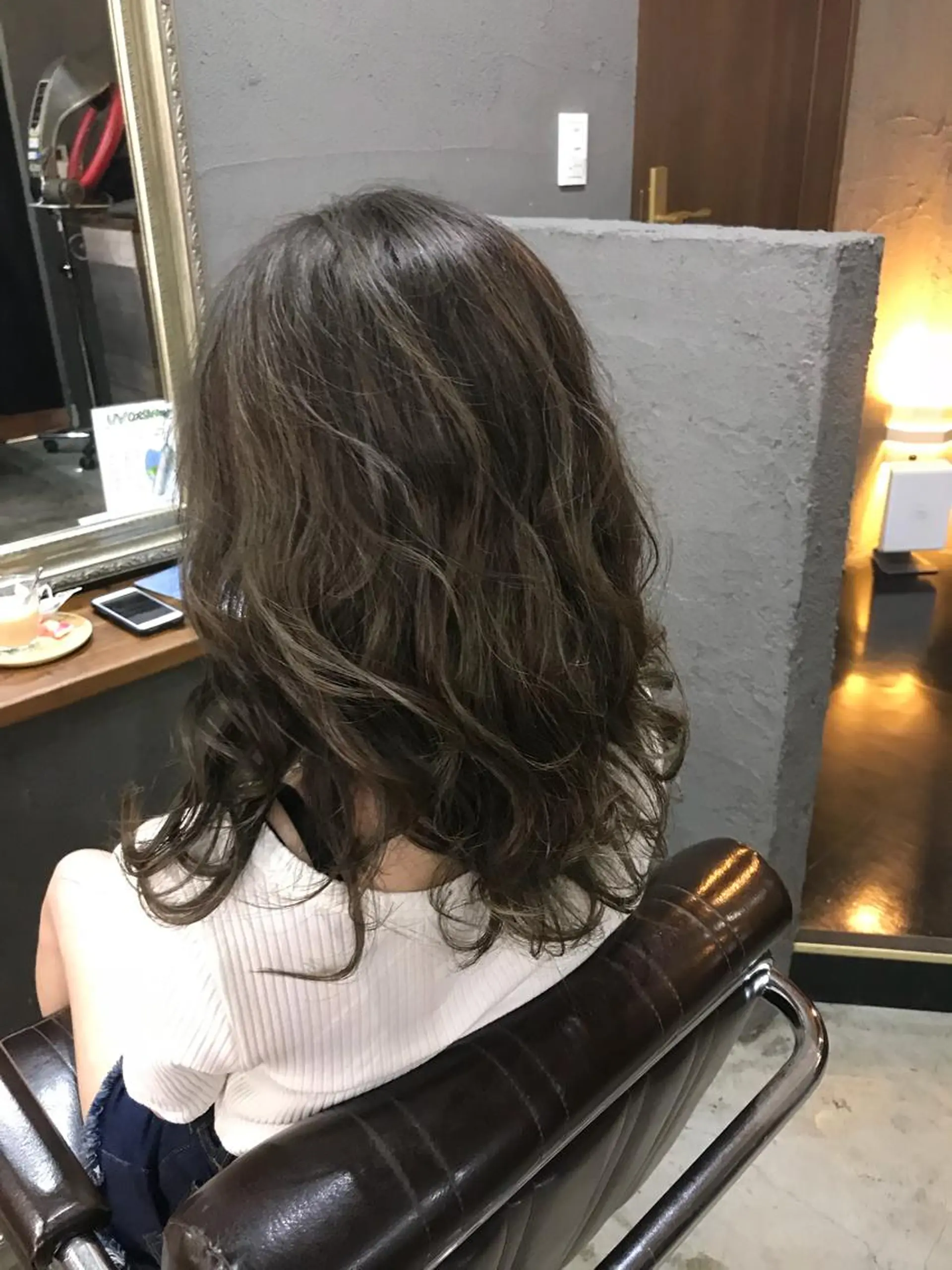 カラー ブラウンカラー 正分 真美のヘアスタイル