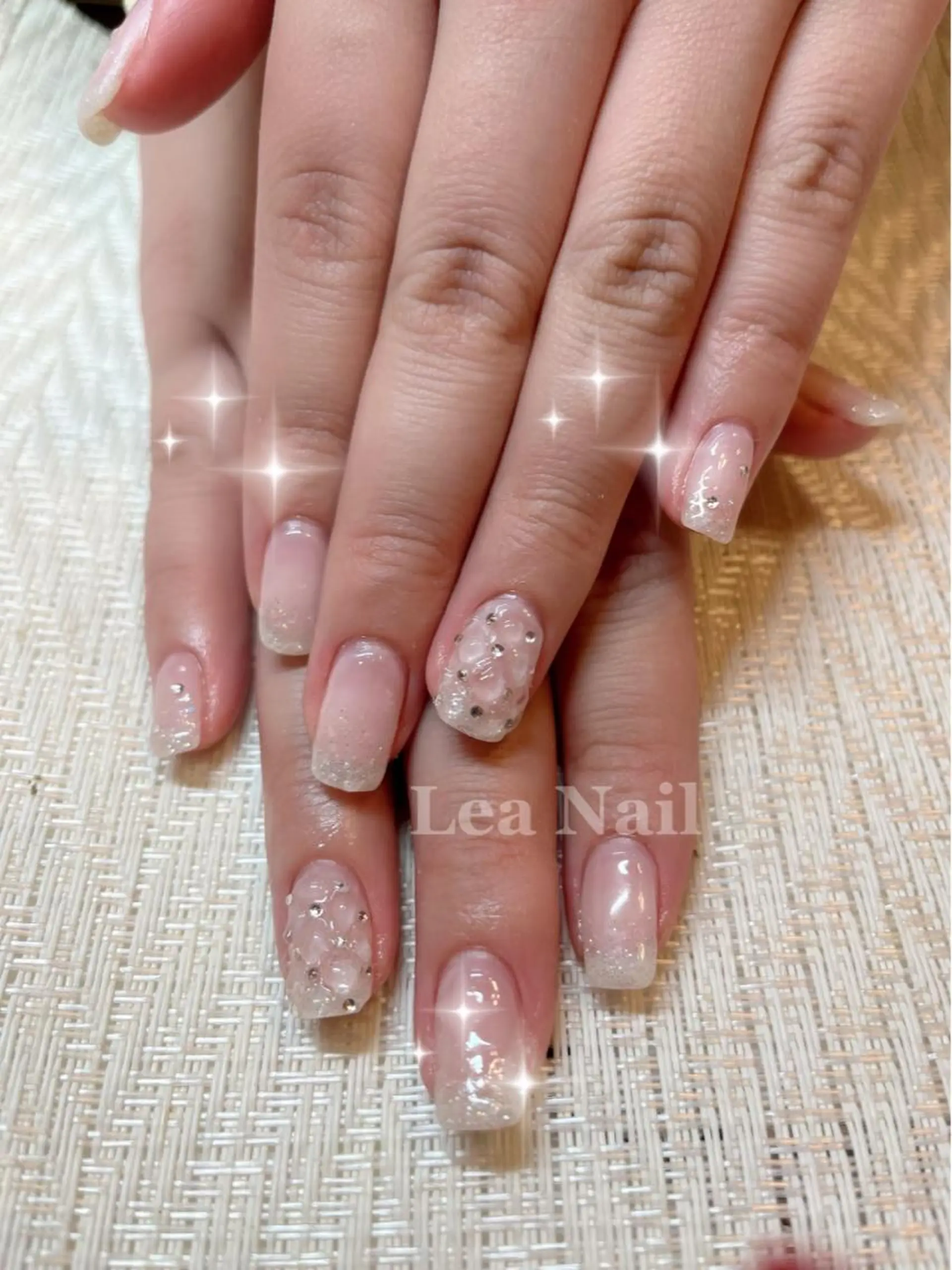 ネイル クリアネイル Lea Nailのネイルデザイン