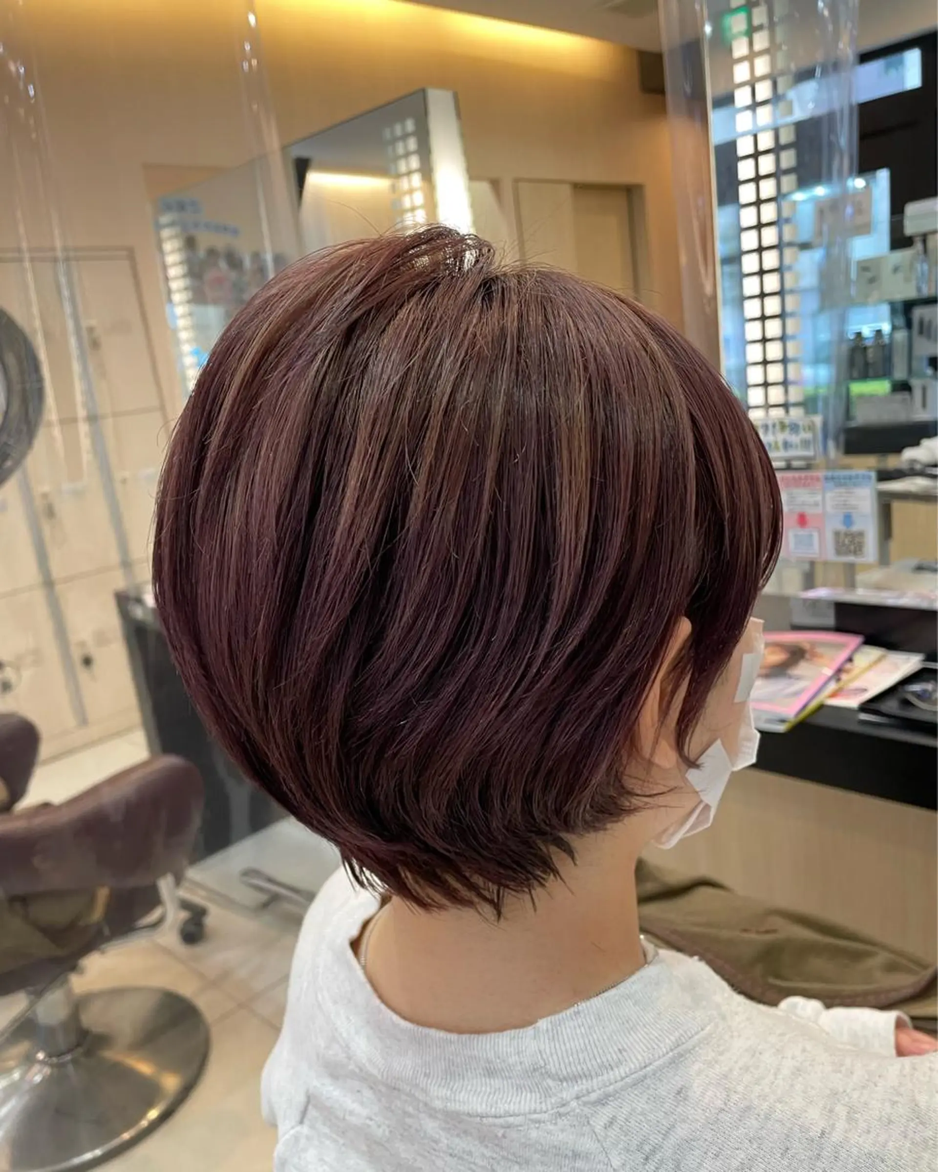 ショート カラー ヘアアレンジ リリー /Men's/パーマのヘアスタイル