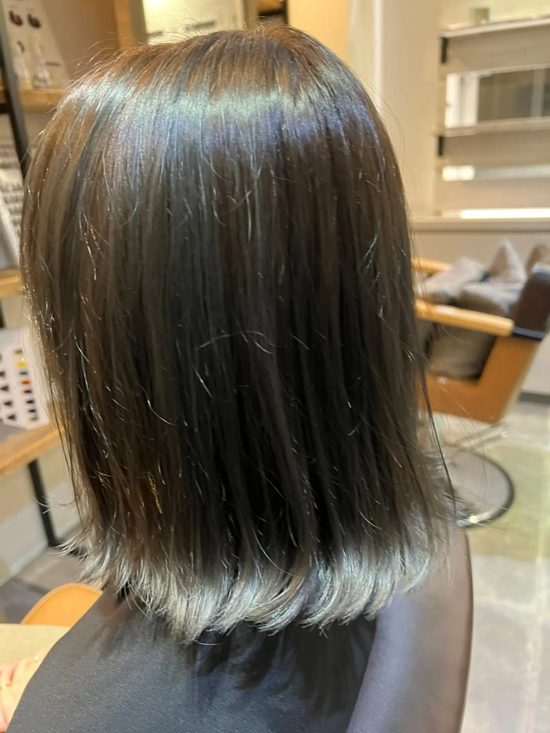 ロング ハイライト 髪質改善 カット ヘアカラー 縮毛矯正 newi hauoli札幌駅前のヘアスタイル