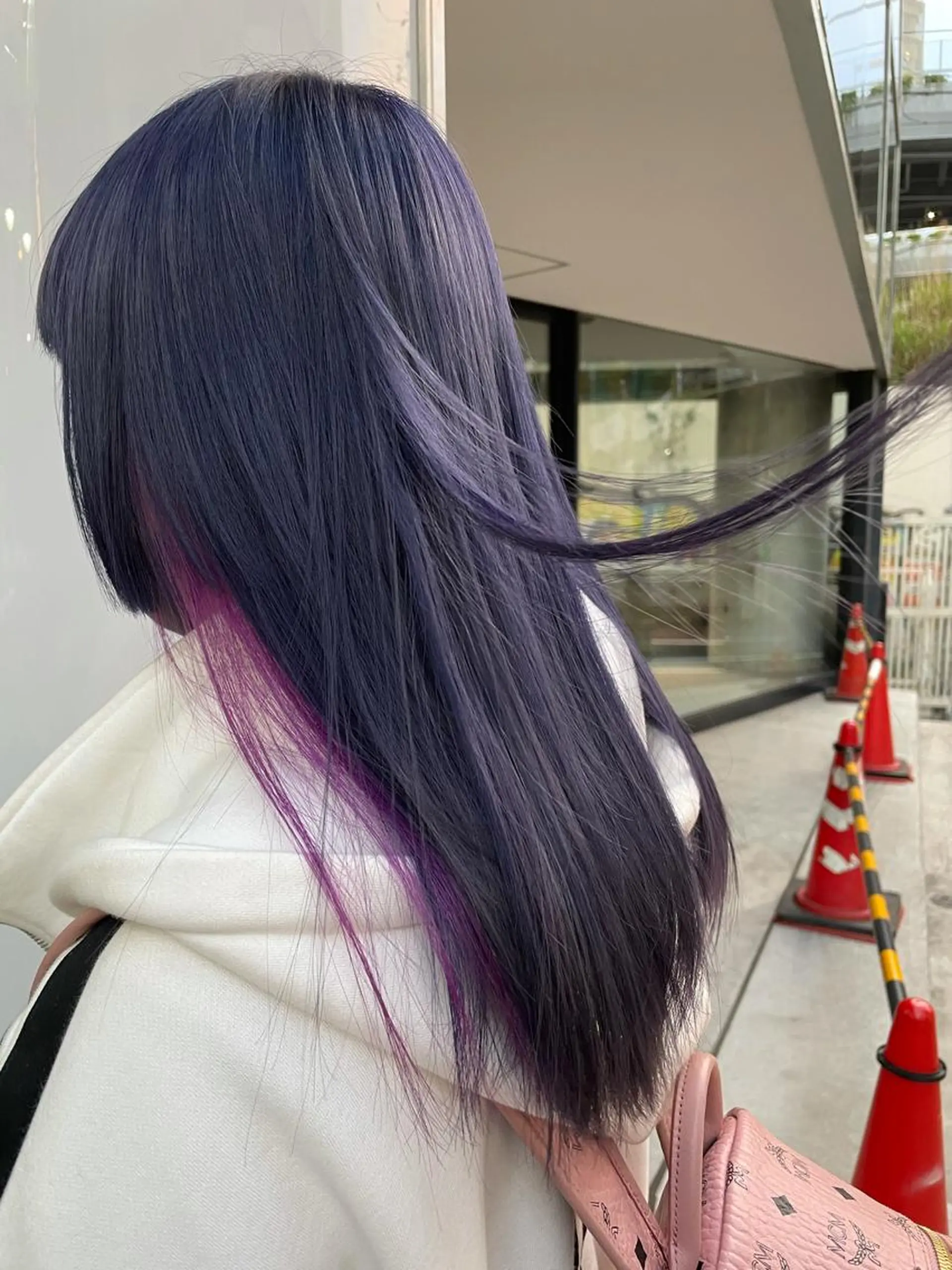 ロング カラー レイヤー/ハッシュ 渋谷/サッタのヘアスタイル