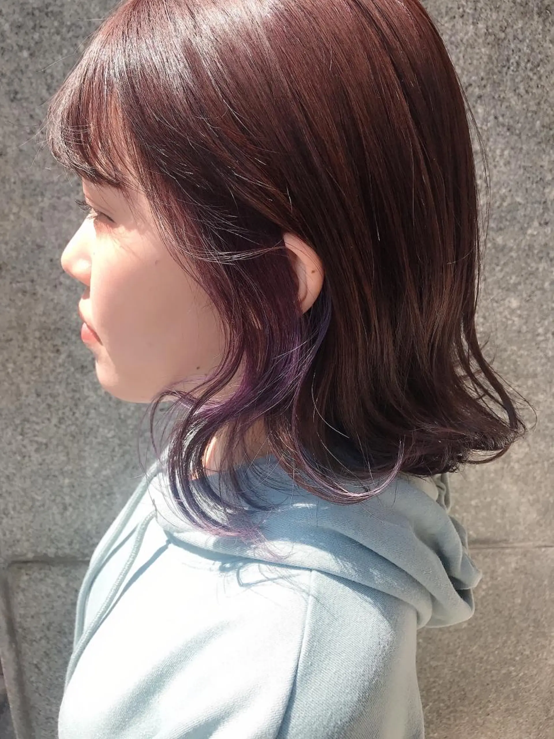 ショート カラー インナーカラー ラベンダーカラー Rondo岐阜公式/ 岐阜No.1髪質改善のヘアスタイル