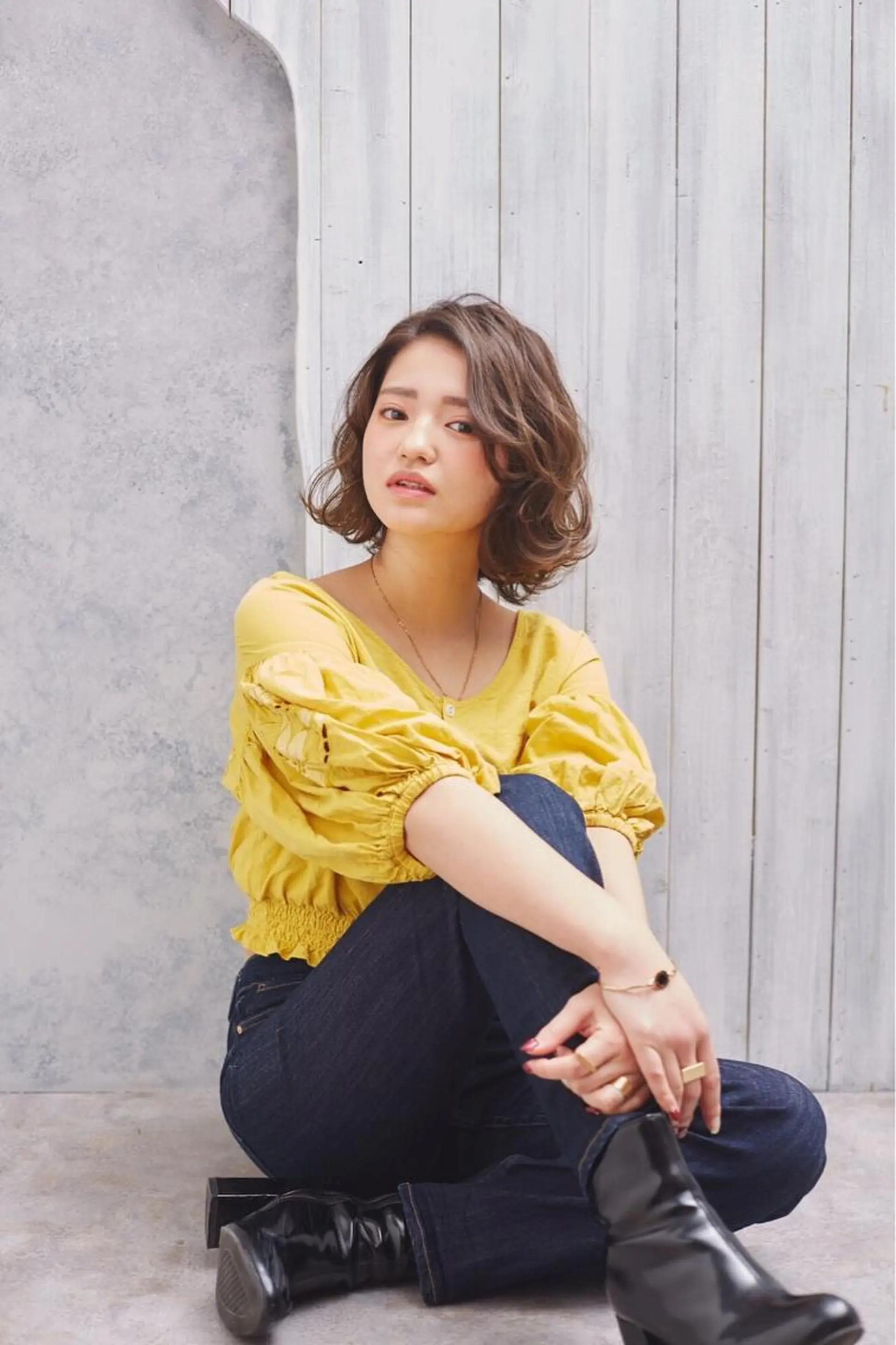 ショート カラー パーマ ヘアアレンジ メンズ キッズ ネイル マツエク・マツパ アティリー 西梅田のヘアスタイル