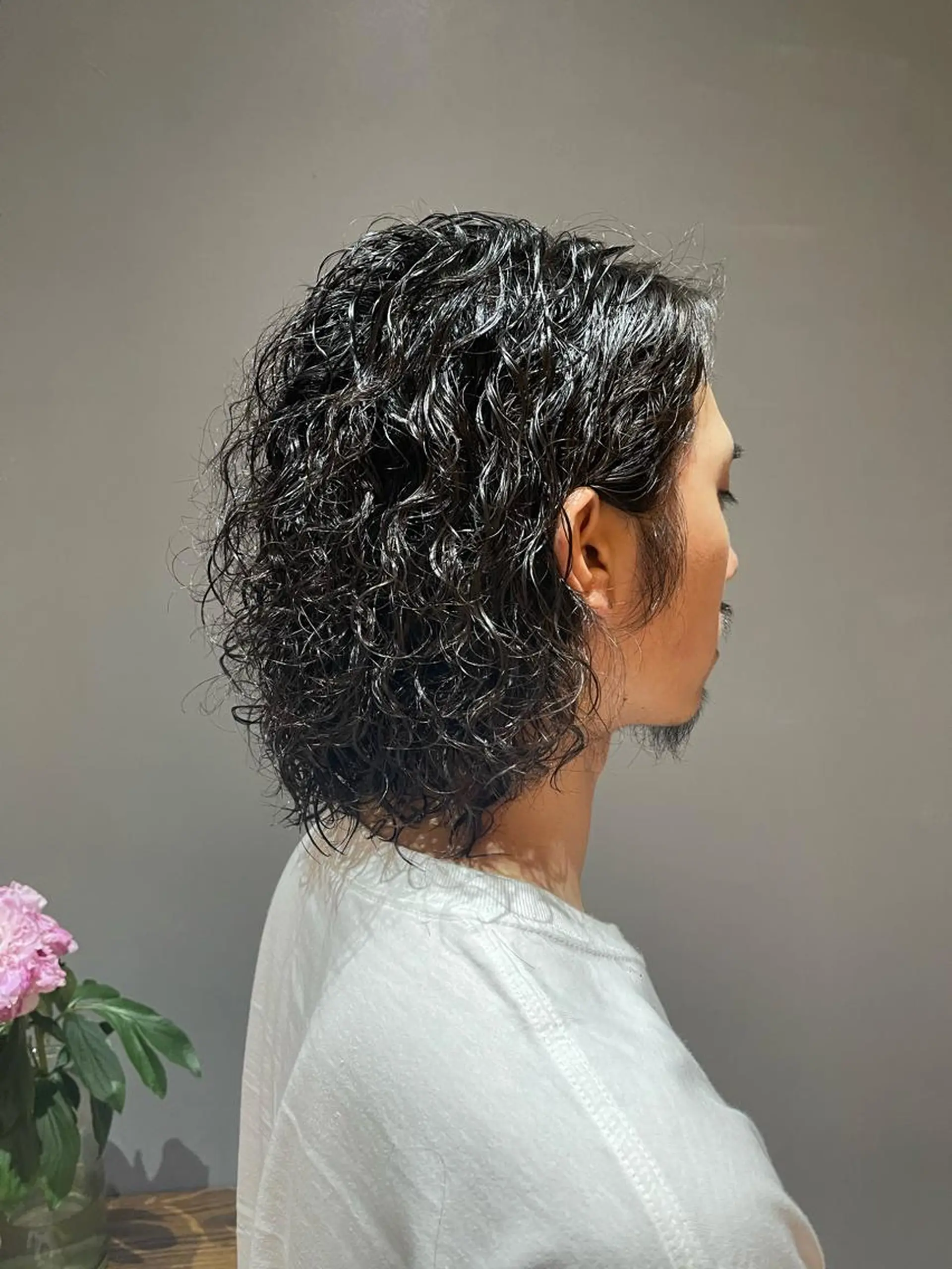 パーマ プードルパーマ 井川 倖太のヘアスタイル