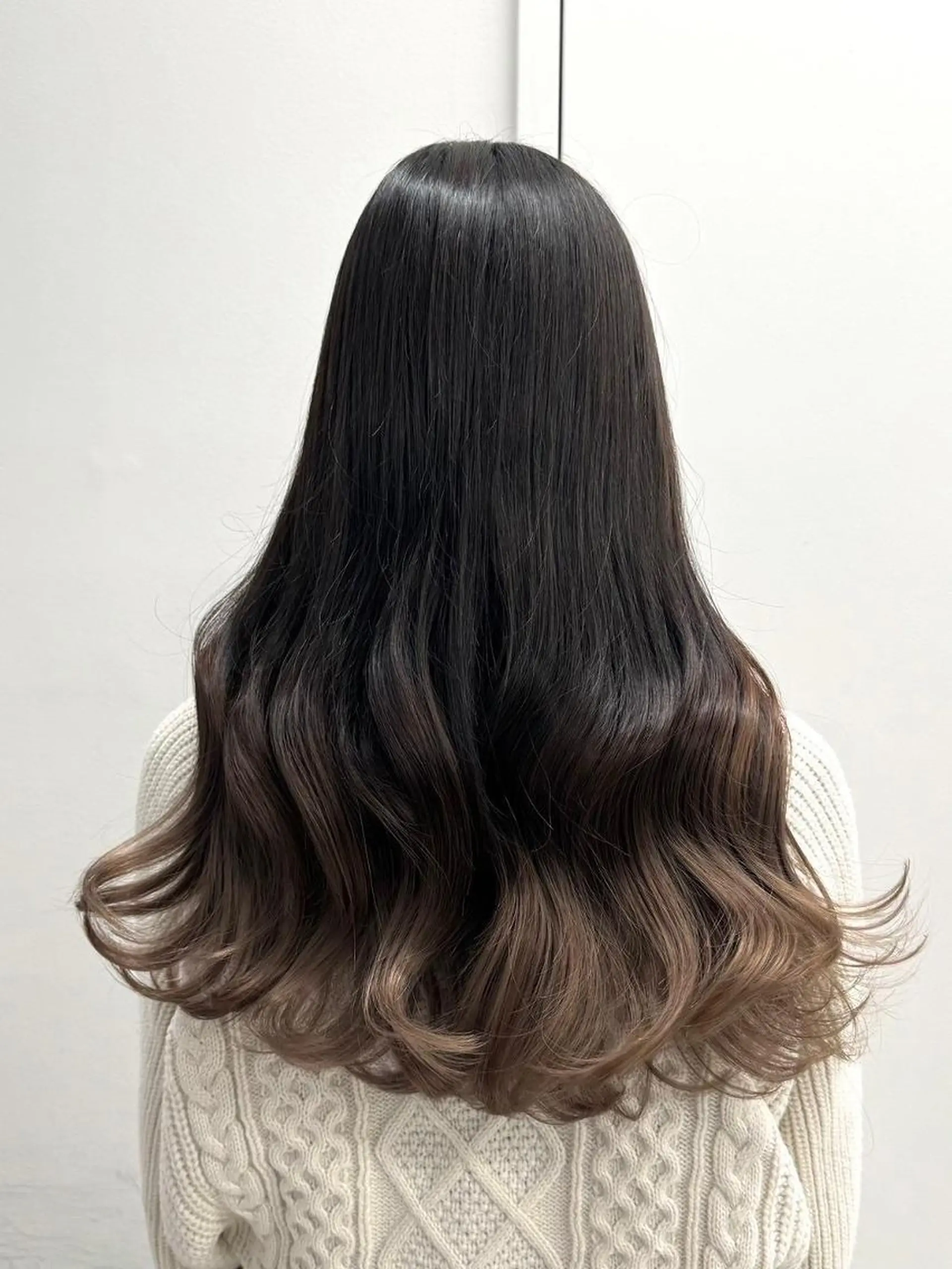 ロング ハイライト カット ヘアカラー トリートメント 【公式】amble luxe 中野のヘアスタイル