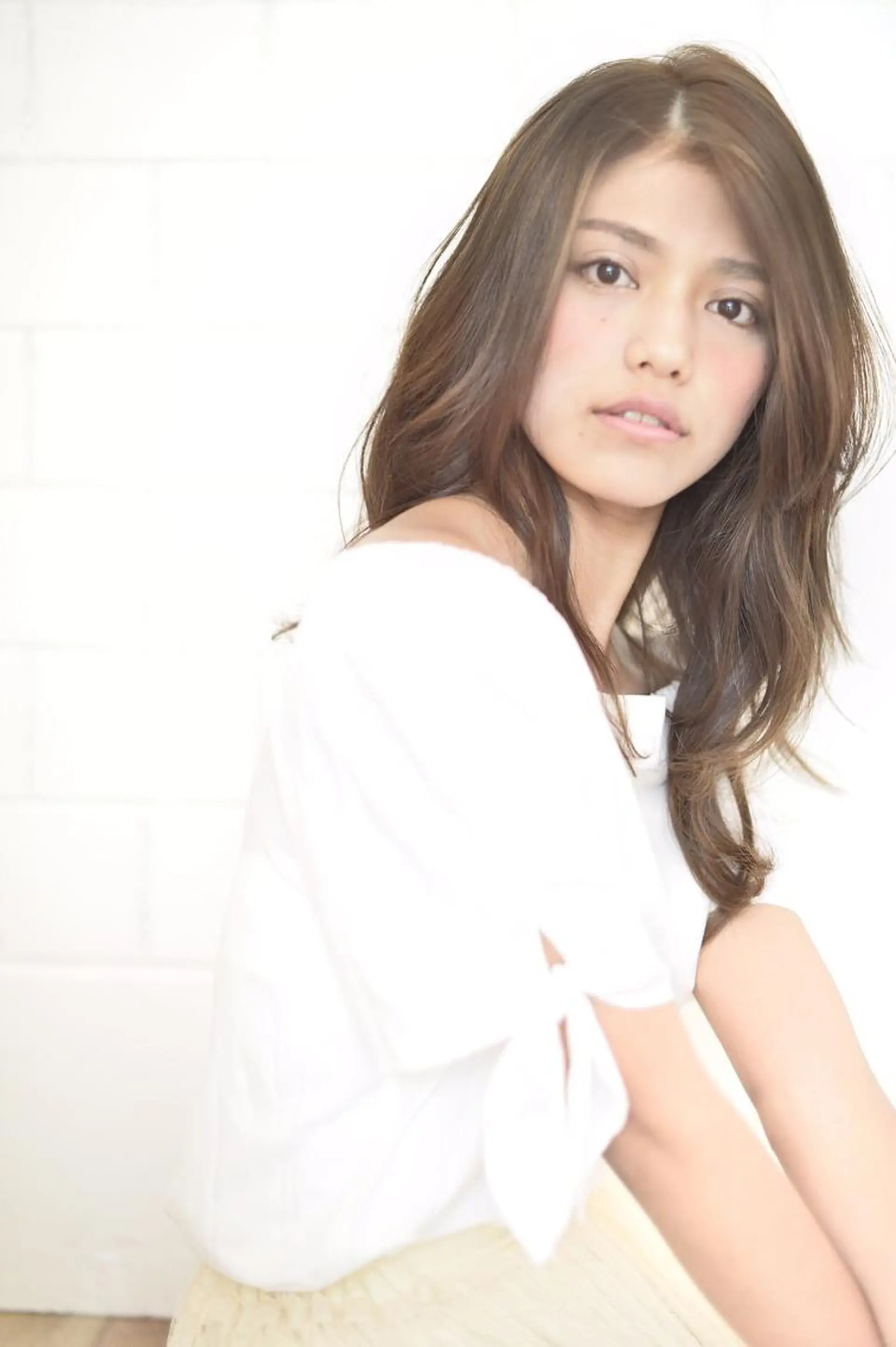 ロング カラー パーマ truck あべの店のヘアスタイル