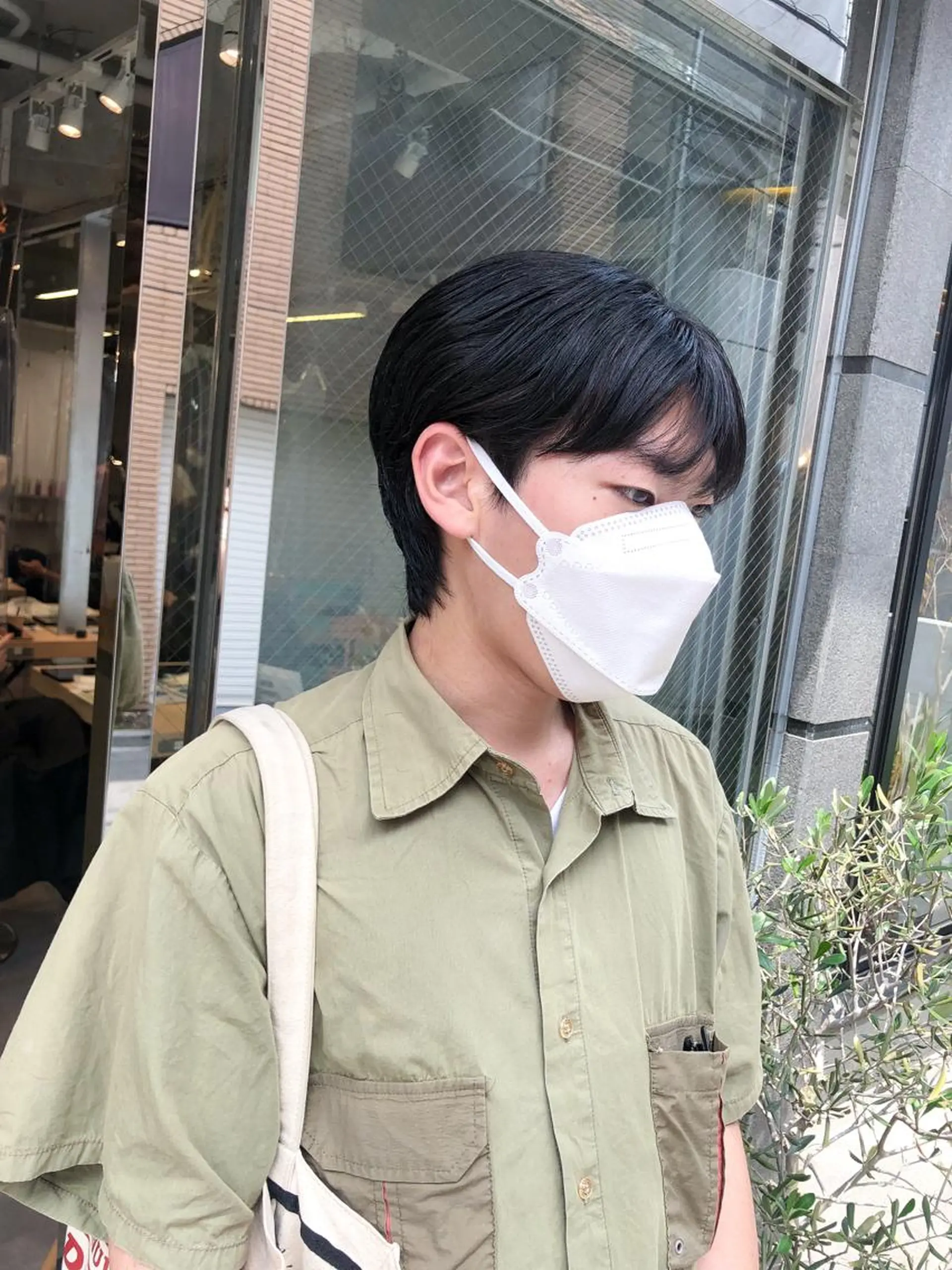 ショート ヘアアレンジ メンズ メンズ韓国風 マッシュ シースルーマッシュ 韓国風ヘア rii-🩰 トレンド韓国ヘアのヘアスタイル