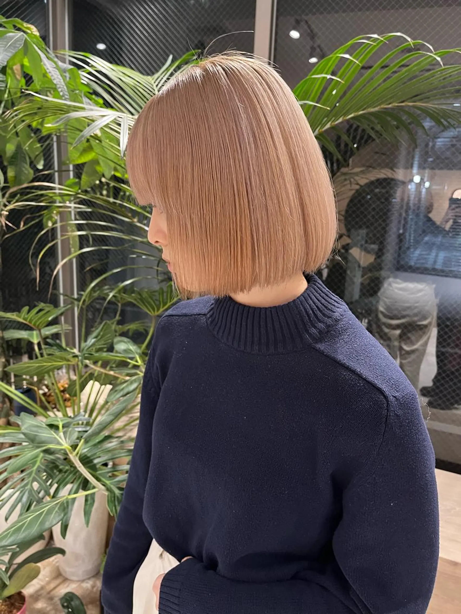 ショート カラー ベージュカラー 🦖ミニボブ/ボブ /MOEKA🦕のヘアスタイル