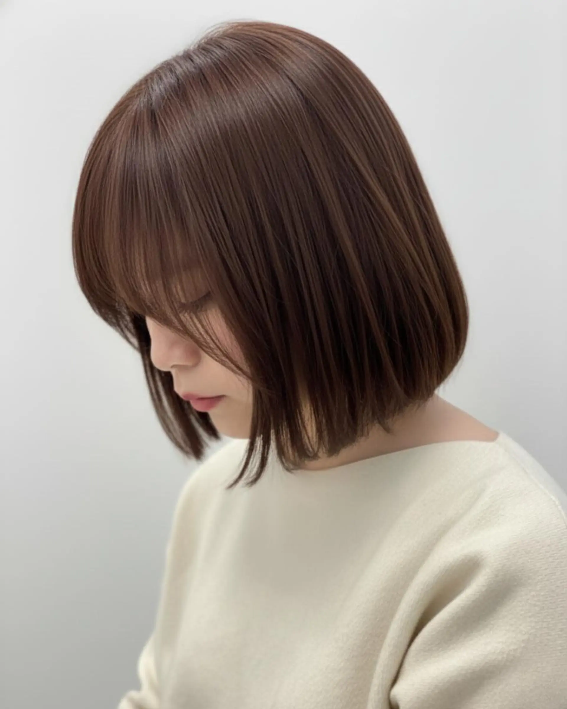 ショート カット ヘアカラー 松本/透明感カラー/ ベージュ/青木 未羽のヘアスタイル