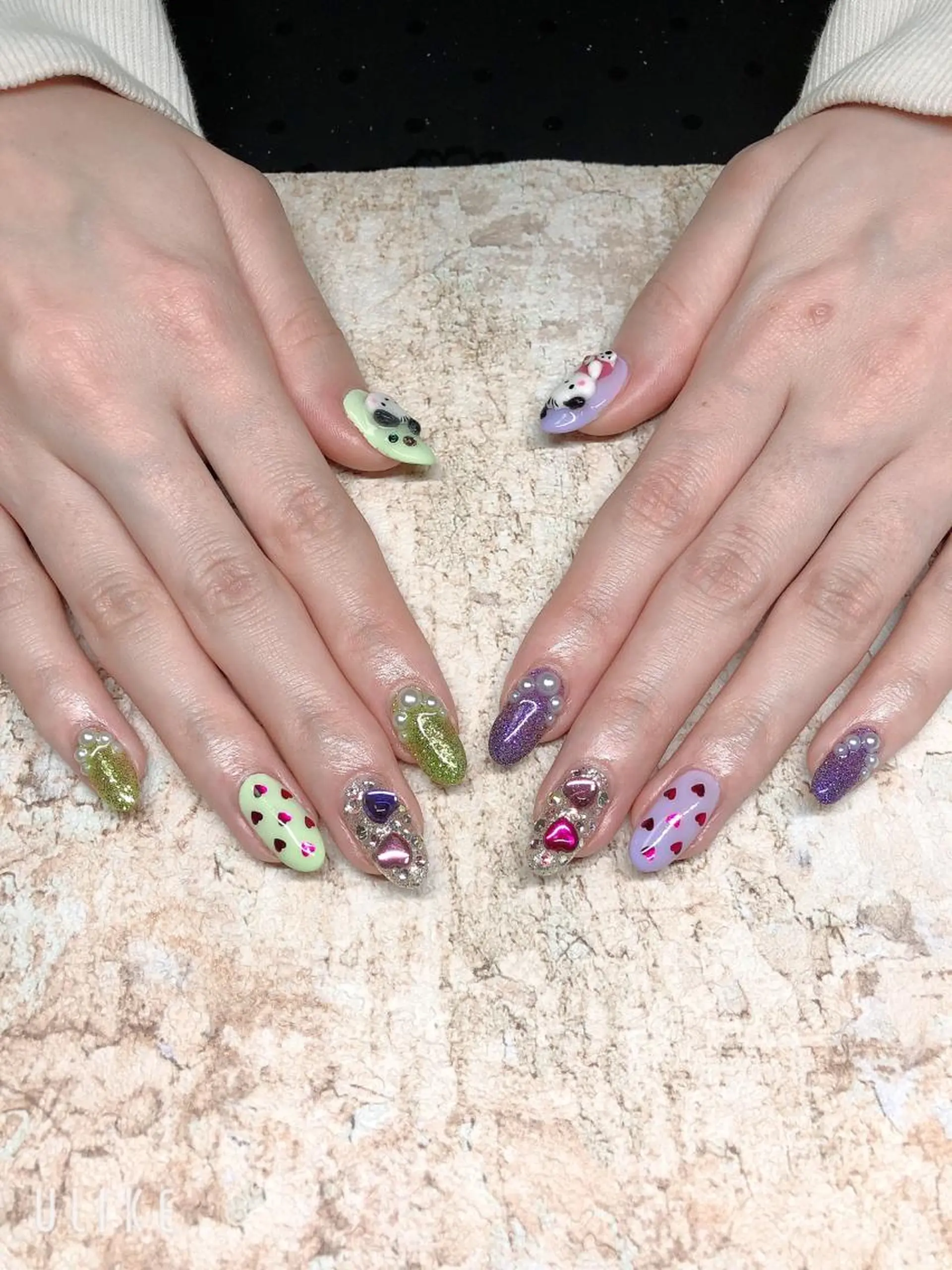 ネイル アートネイル フレンチネイル ジェルネイル グラデーション 韓国ネイル Nail room Bimano所属・Bimano seica♡+°のネイルデザイン