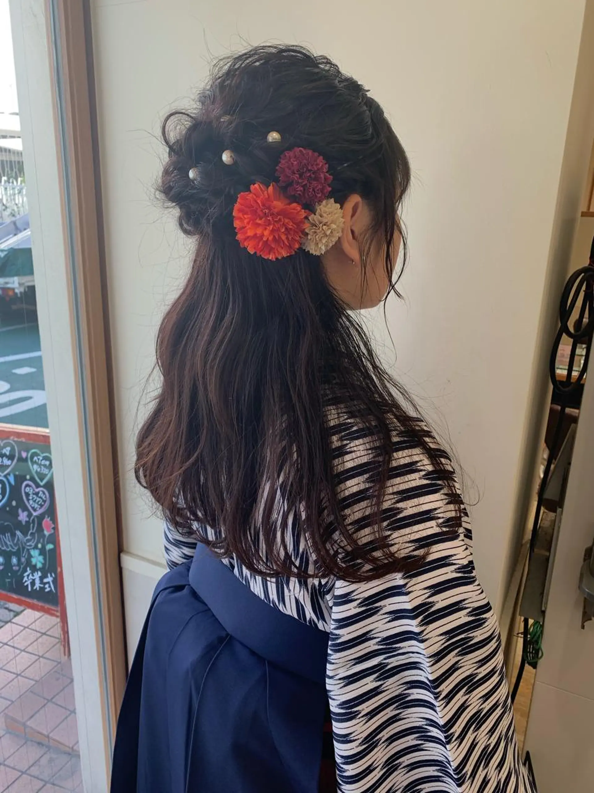 ロング ヘアアレンジ ぱつっとボブ/ 小野あかねのその他イメージ