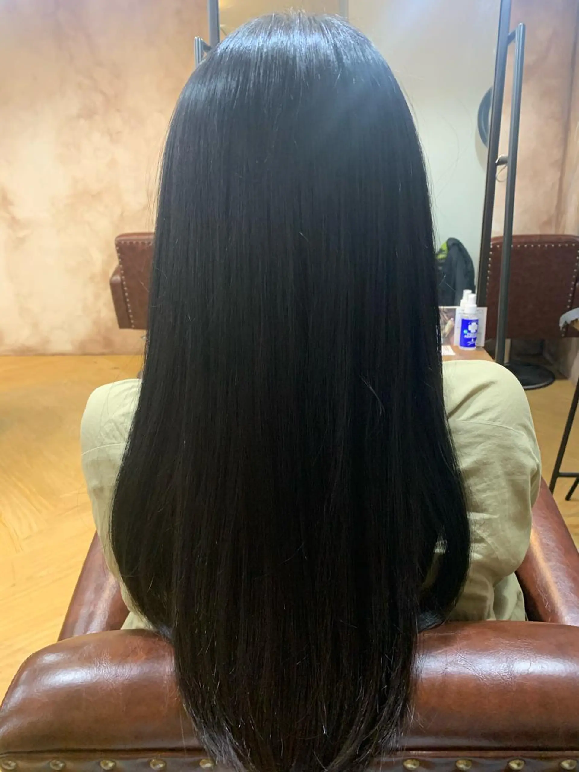 ロング カラー 髪質改善＆韓国風 RINAのヘアスタイル