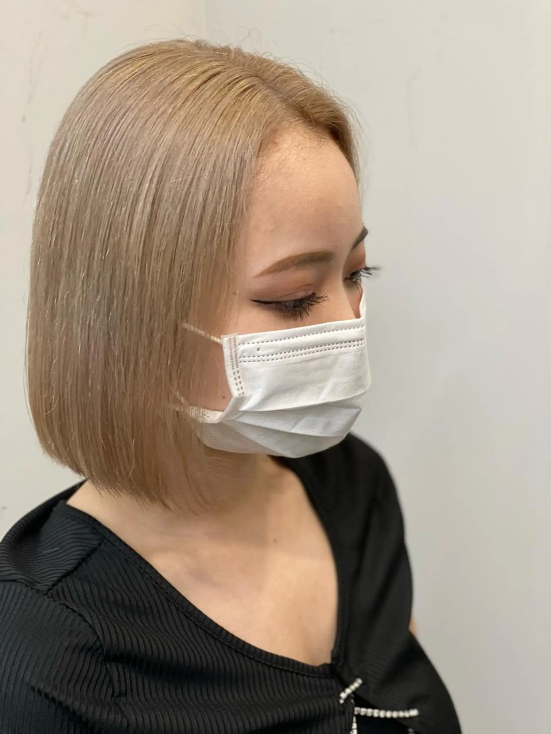 ショート 似合わせカット sunc所属・梅田l大人韓国ヘア レイヤー×艶カラーのヘアスタイル