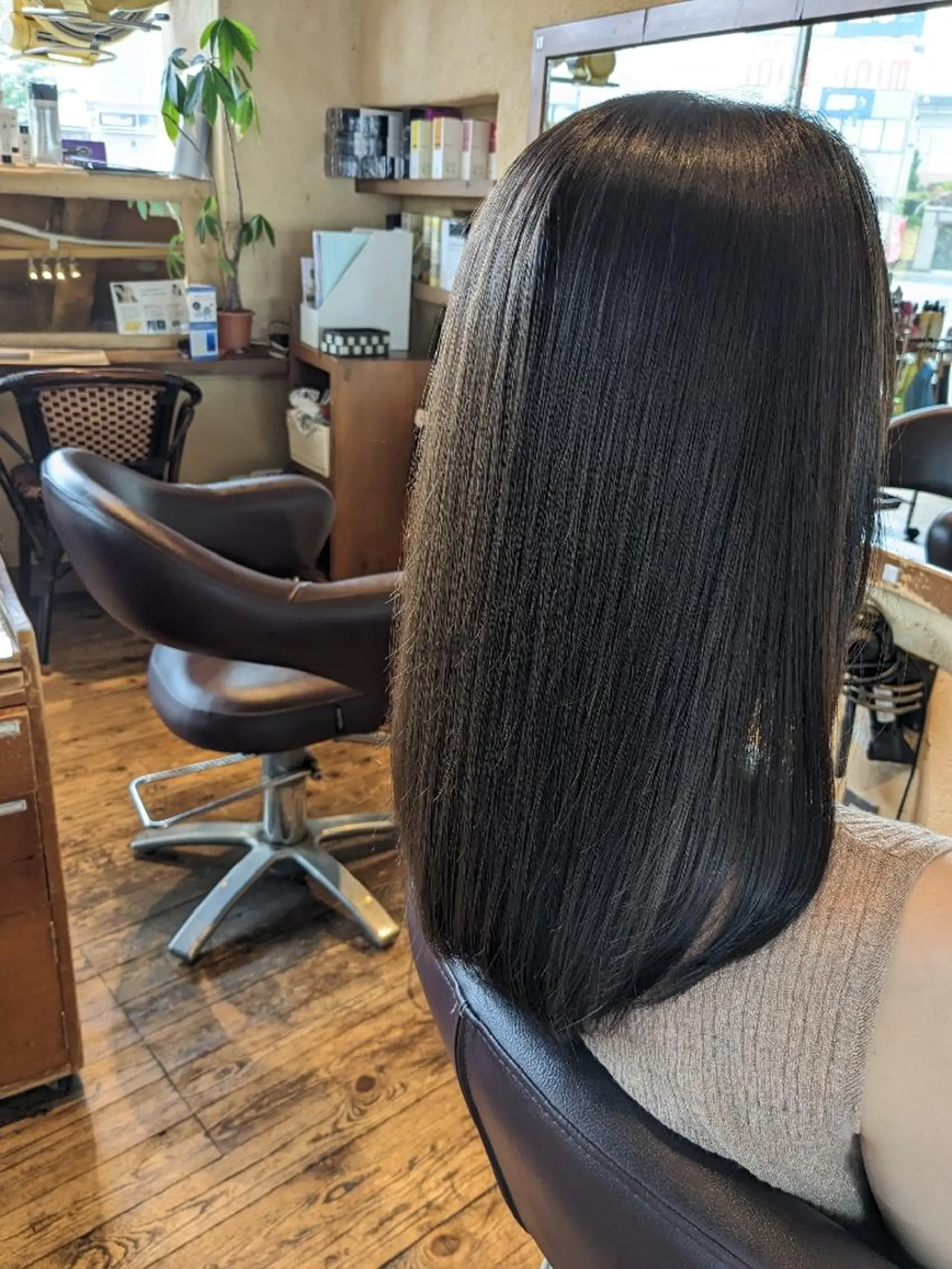 セミロング カット 縮毛矯正 木下 峻輔/髪質改善特化のヘアスタイル