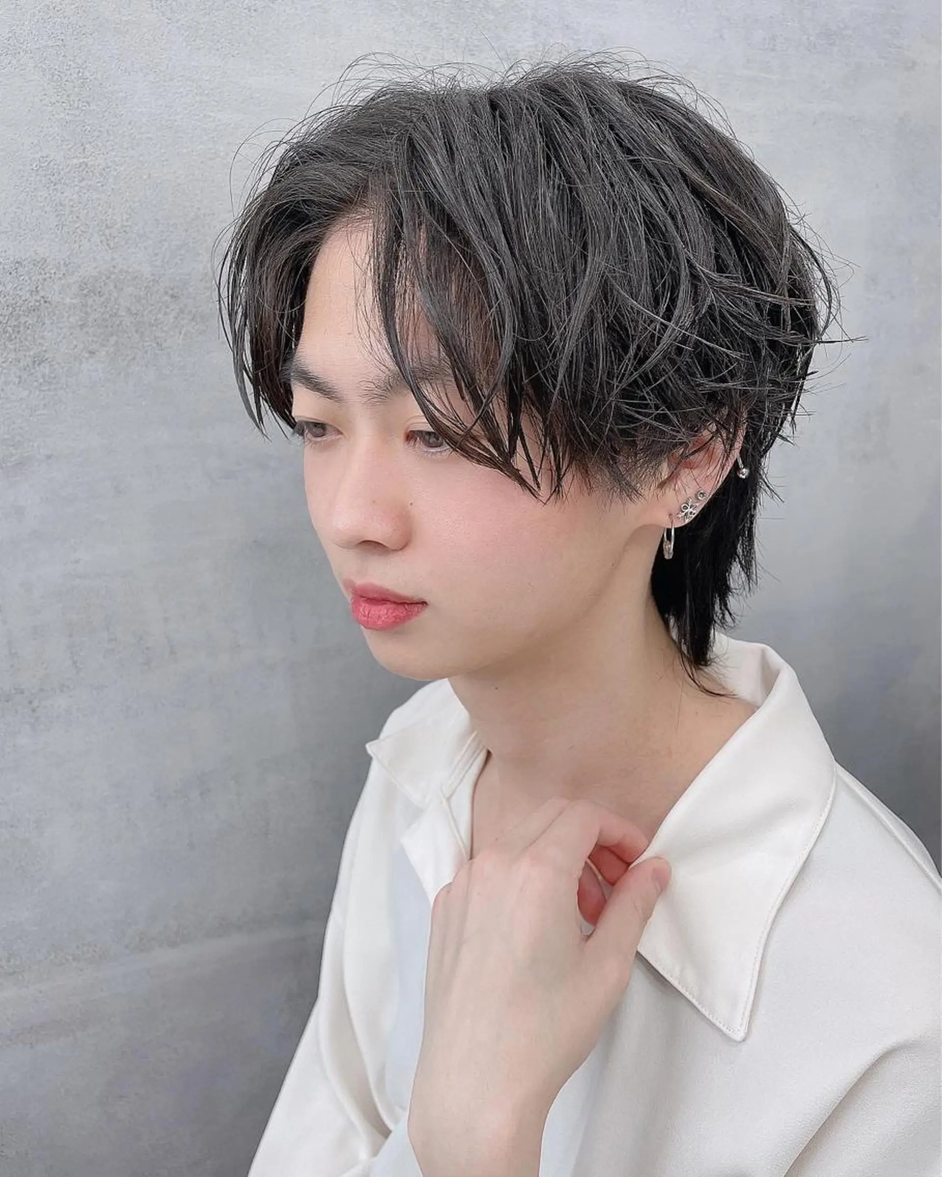 メンズ ［銀座］淡色 ラベンダー🫧大村のヘアスタイル