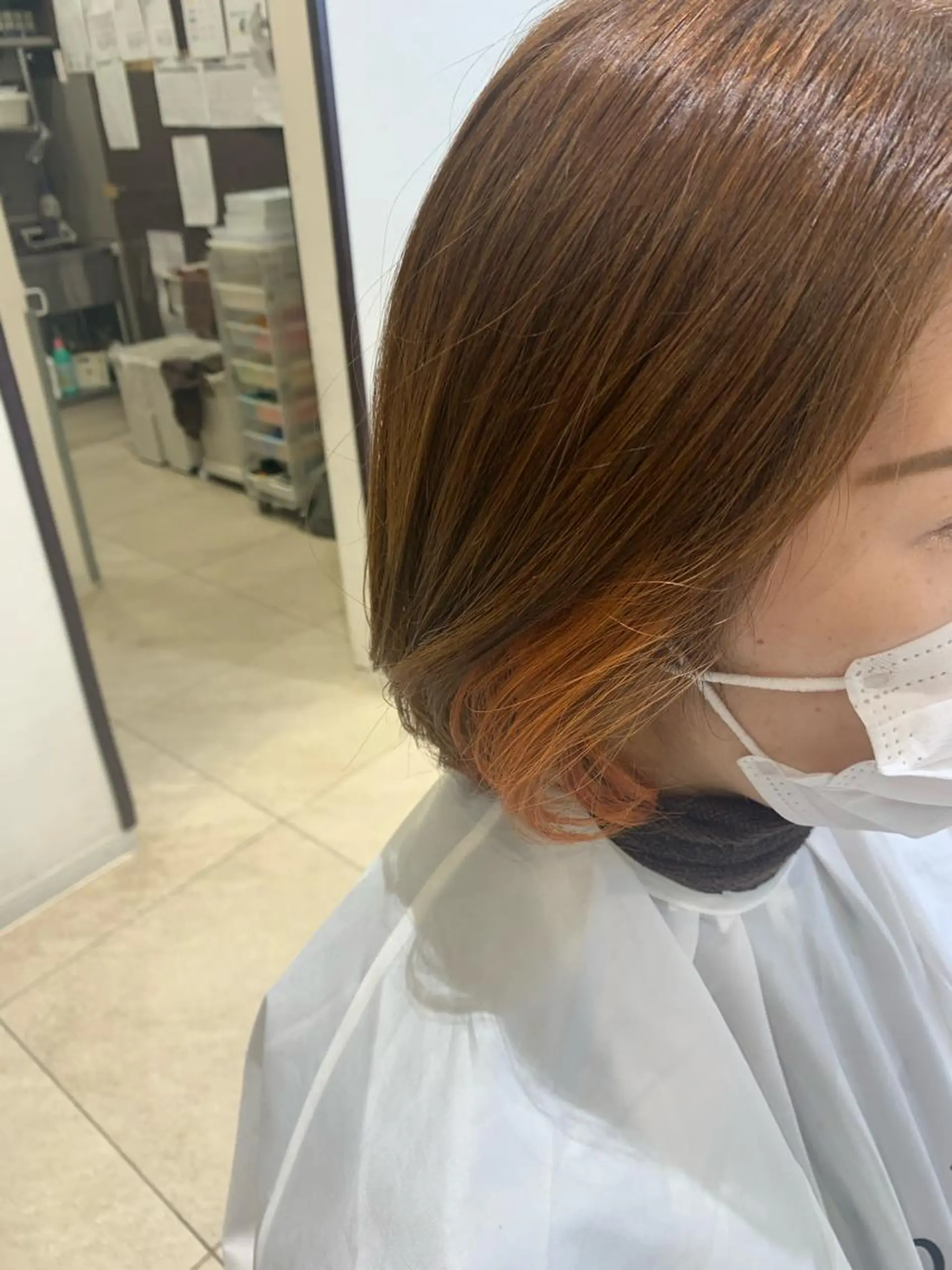 ミディアム ヘアカラー 山下竣介 ヘアカラー専門美容師のヘアスタイル