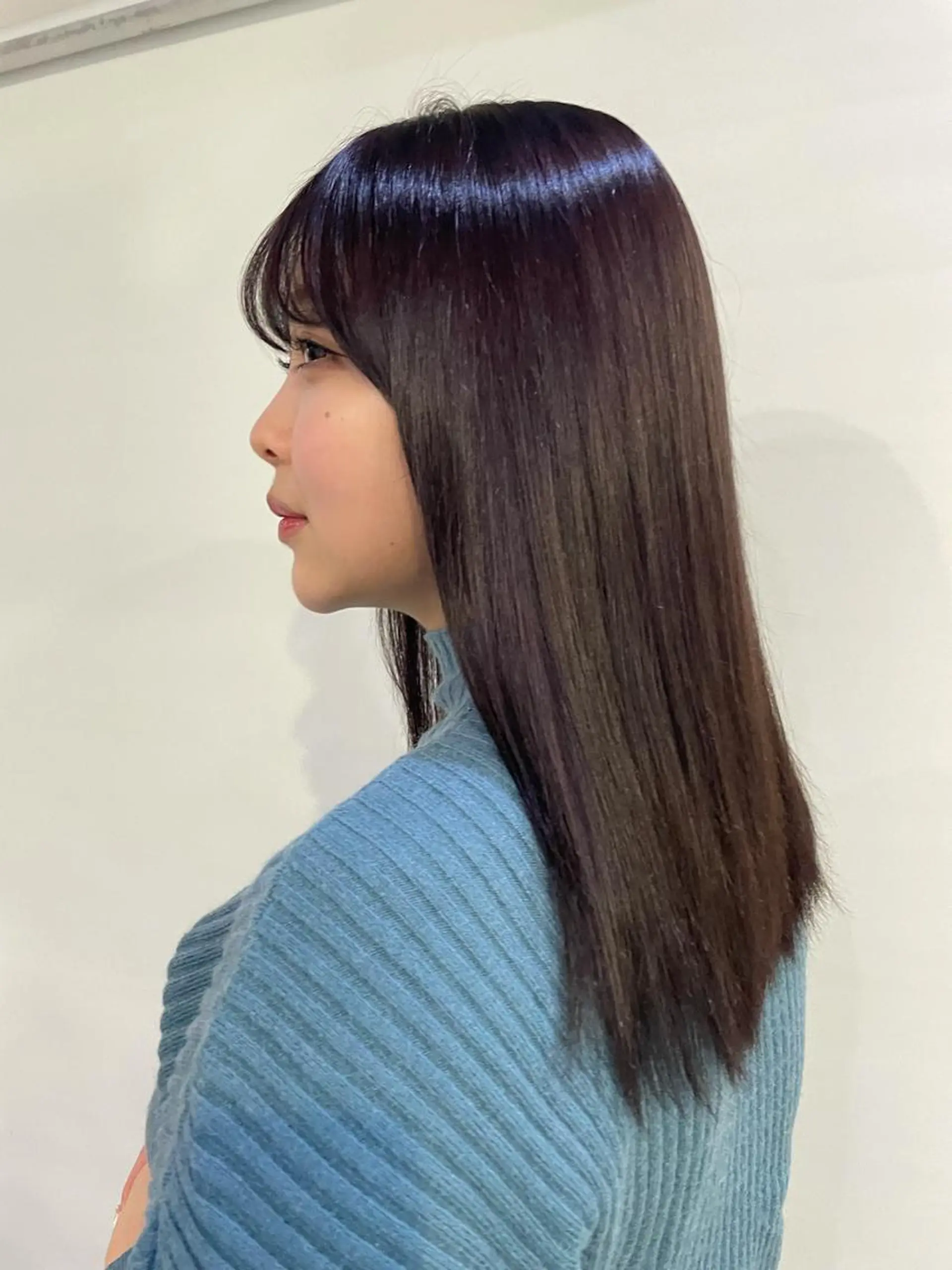 ロング カラー silo所属・silo MOKA 顔周りカット🦦のヘアスタイル