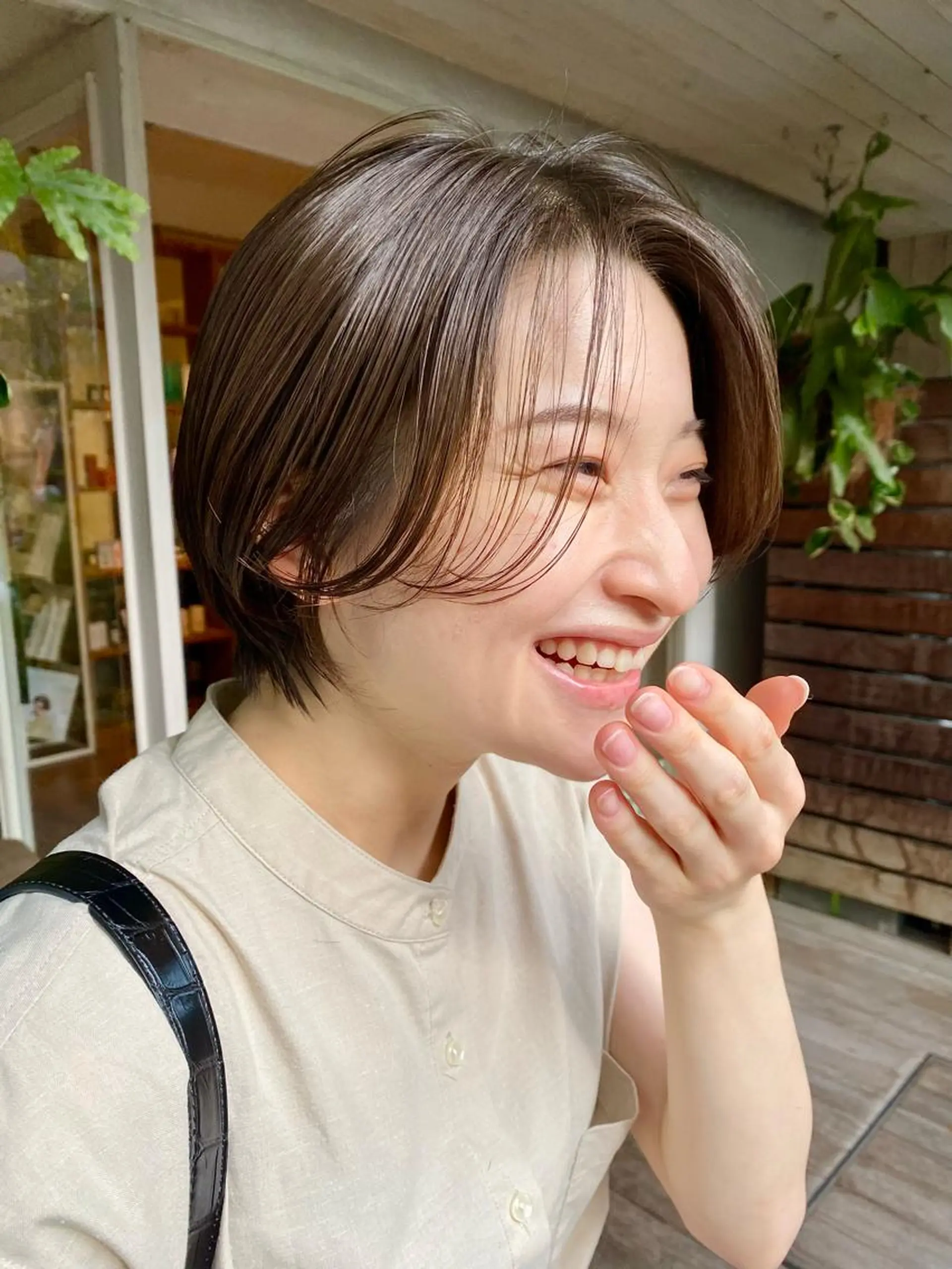 ショート ヘアアレンジ BELLA阿部野 TOMOMIのヘアスタイル