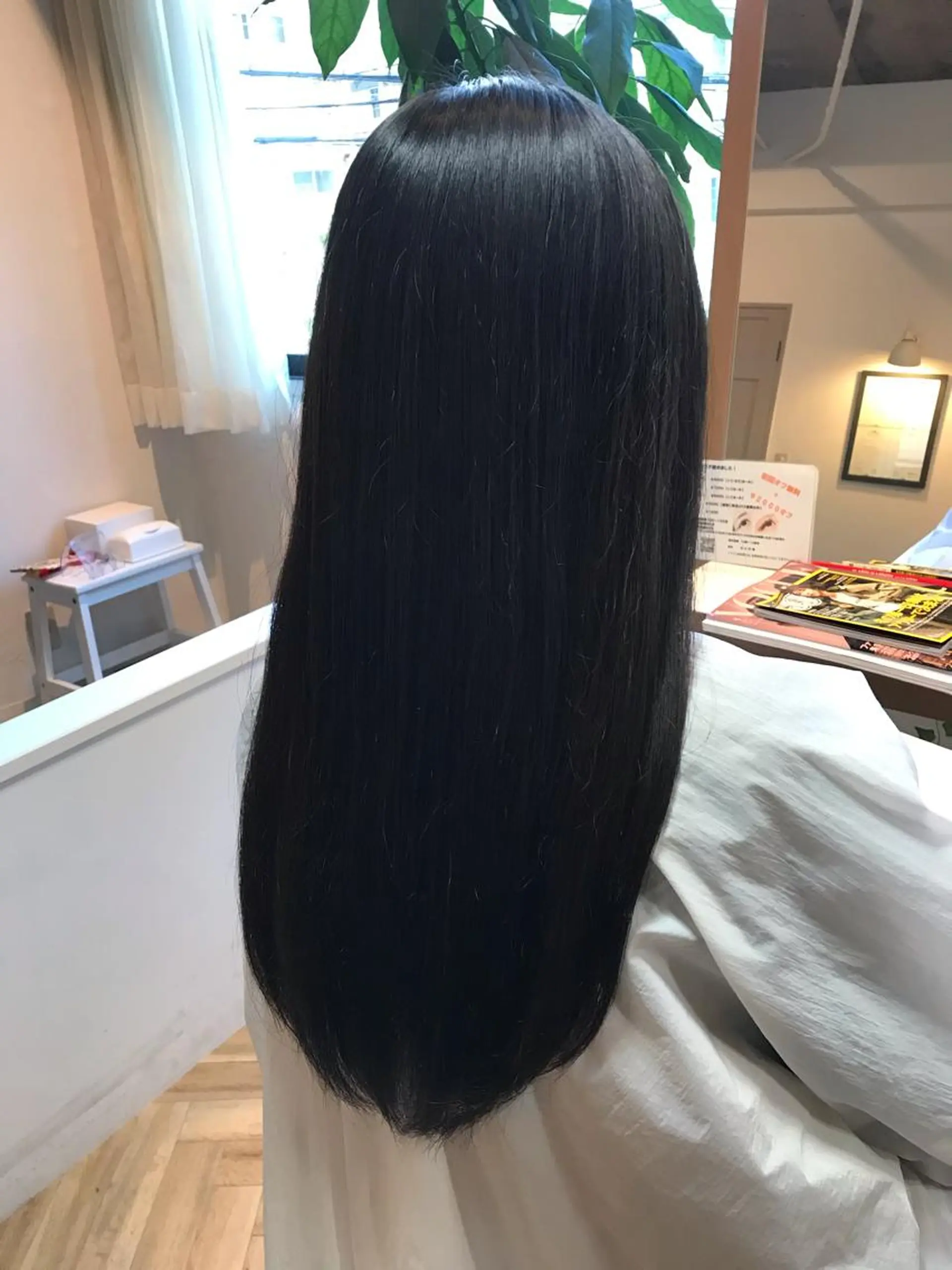 ロング カット ヘアカラー トリートメント 中野 雅子のヘアスタイル