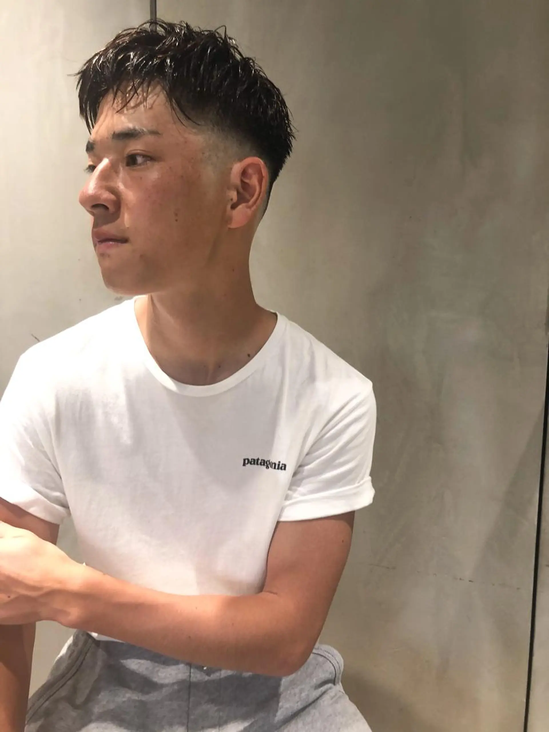 メンズ フェードカット 刈り上げ 🌈圧倒的デザイン パーマ　関和希のヘアスタイル