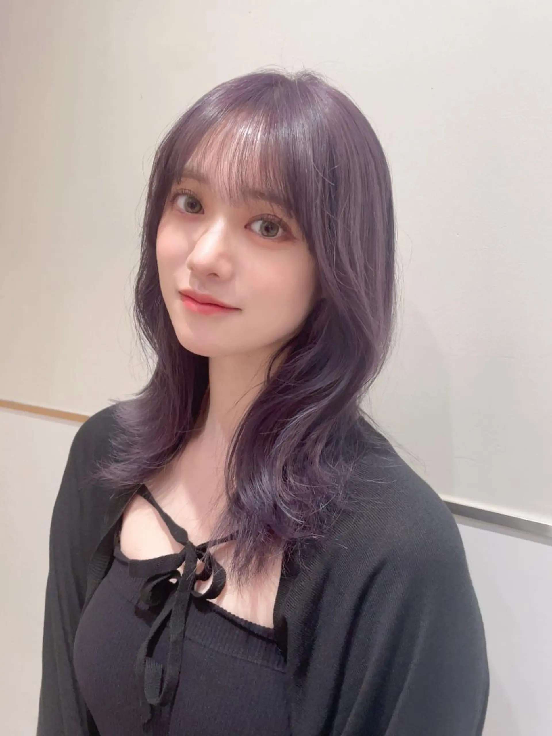 ミディアム カラー Toiro所属・🤎小顔レイヤー /ベージュ🤎友香のヘアスタイル