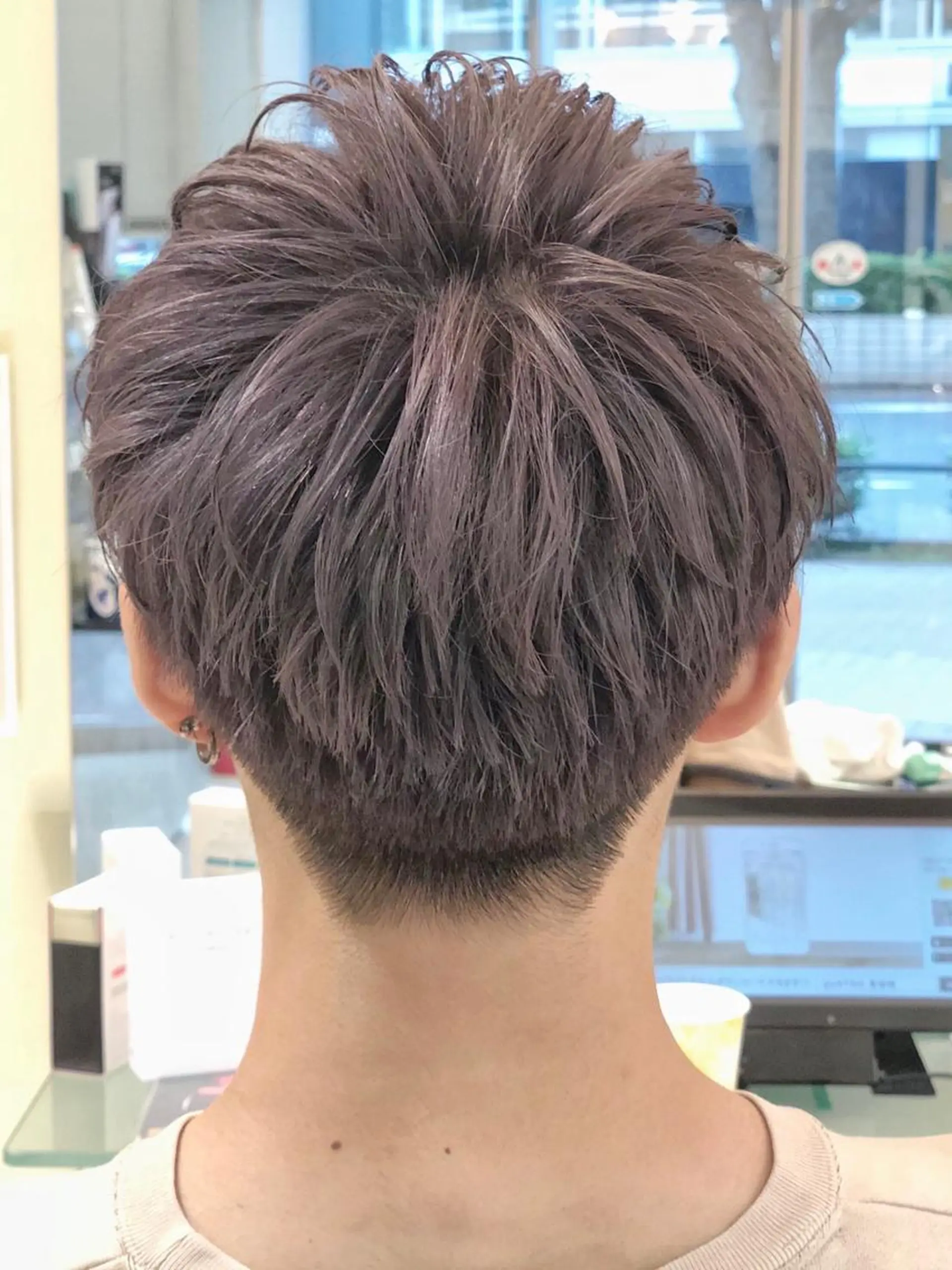 ショート カラー メンズ 井上 武輝のヘアスタイル