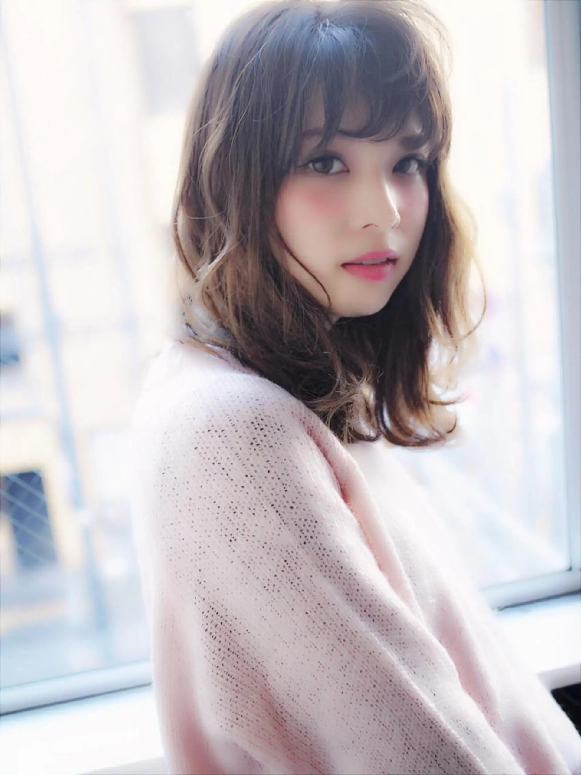 ミディアム ほさか しんごのヘアスタイル