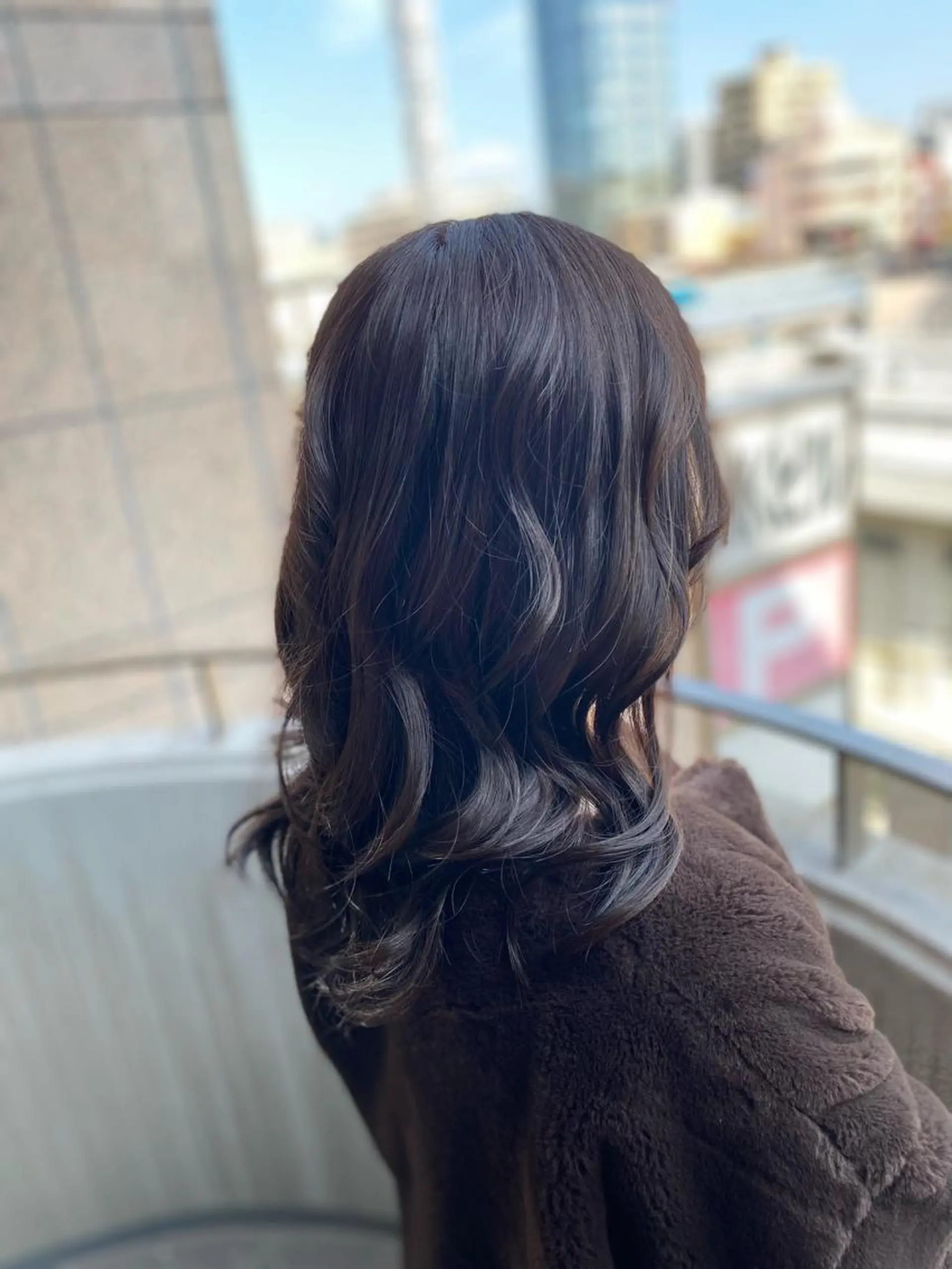 セミロング ヨシダ フミノリのヘアスタイル
