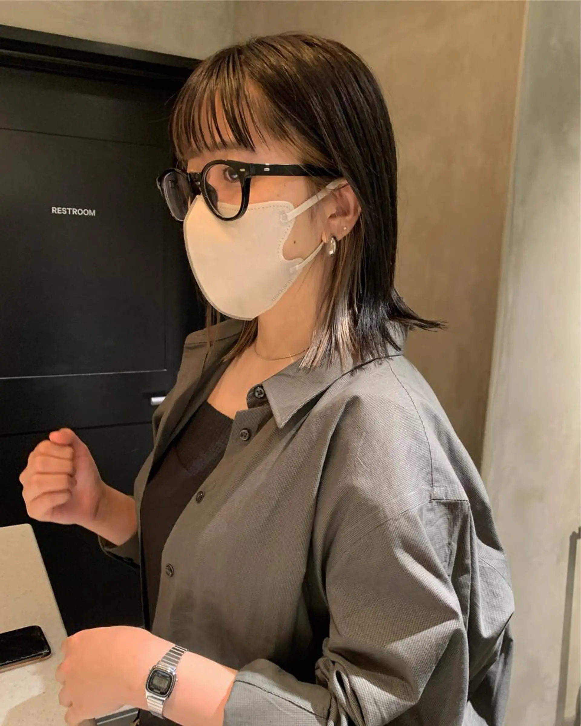 ミディアム カラー ヘアカラー トリートメント アンニュイヘア🪽 ayumiのヘアスタイル