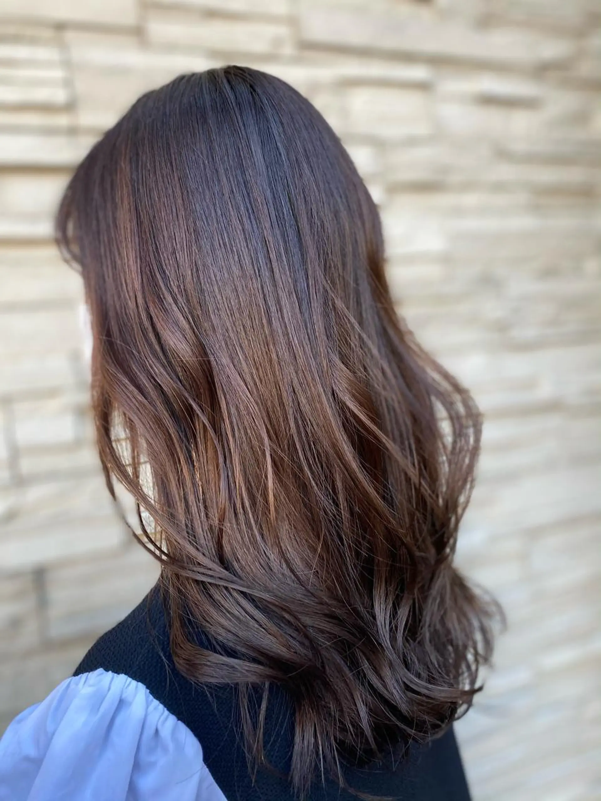 セミロング カット ヘアカラー 😺ヒアリング 重視😺小川のヘアスタイル