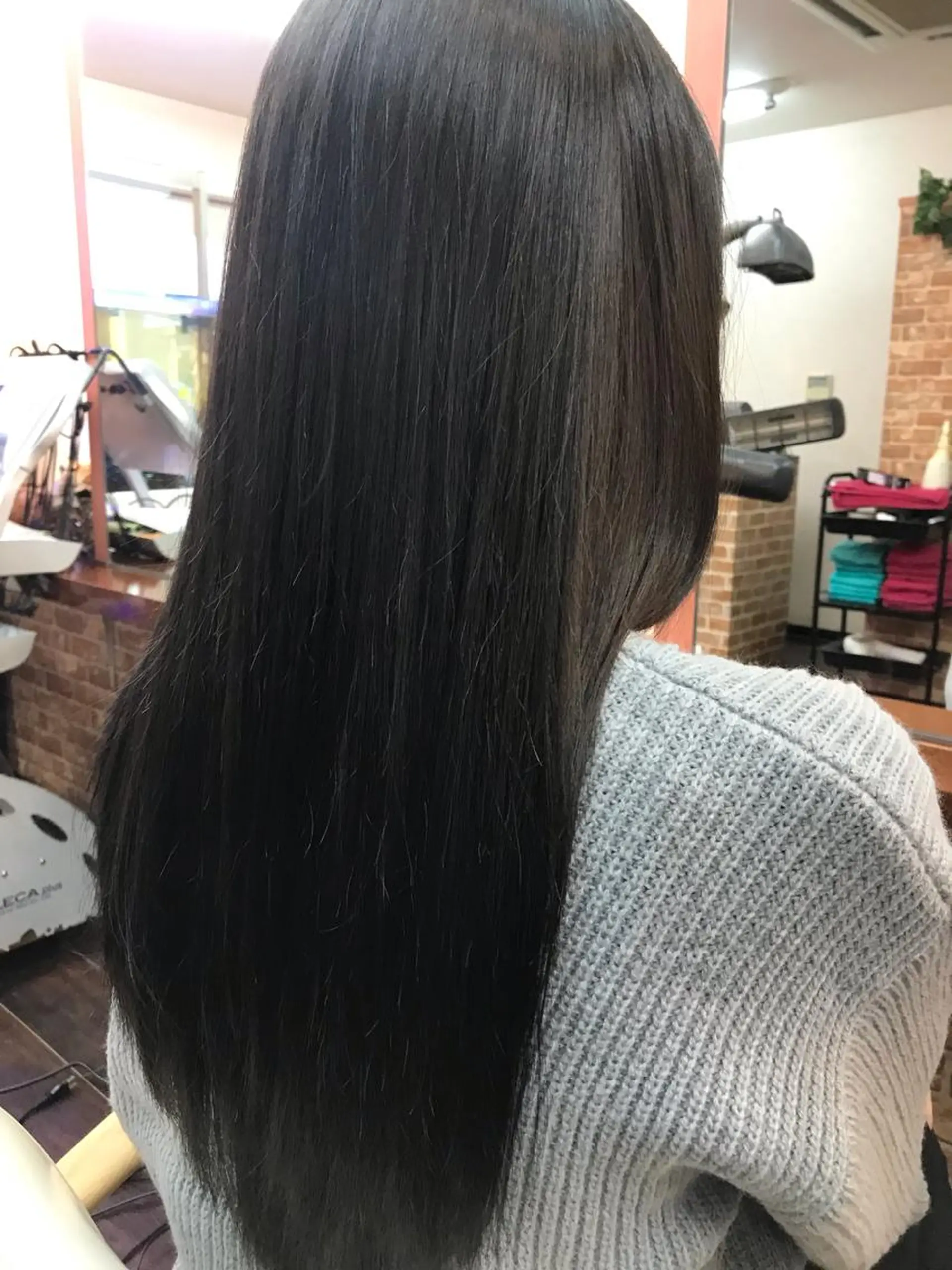 ロング カラー パーマ 桧山 真のヘアスタイル